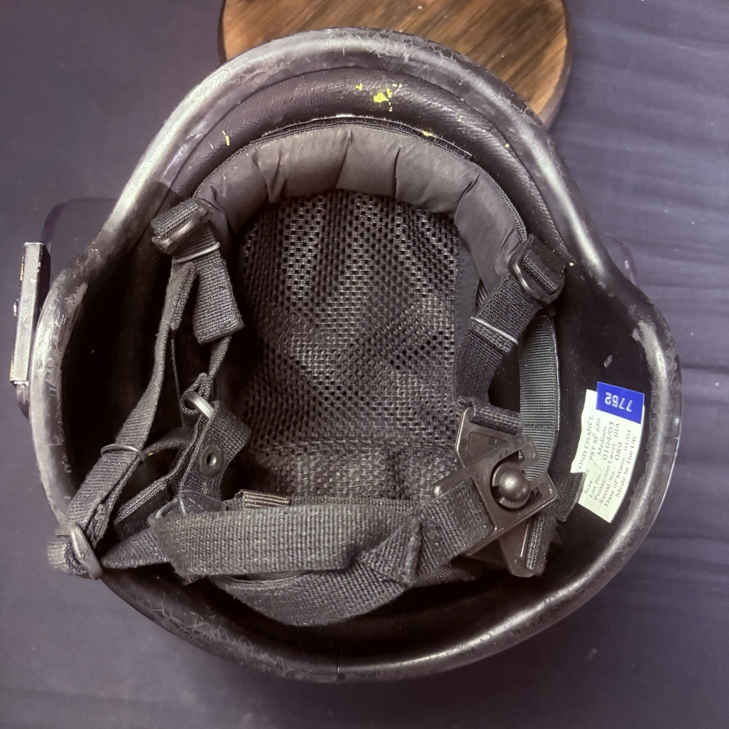 Second Chance IIIA (3A) Ballistic Helmet w/ Removable Face Shield Size Medium12