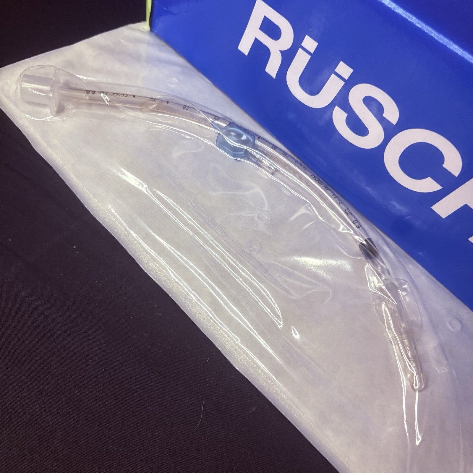 Rusch Box Of 10 Sterile Endotracheal Tube 6.0 mm w/Cuff Individually Packaged5