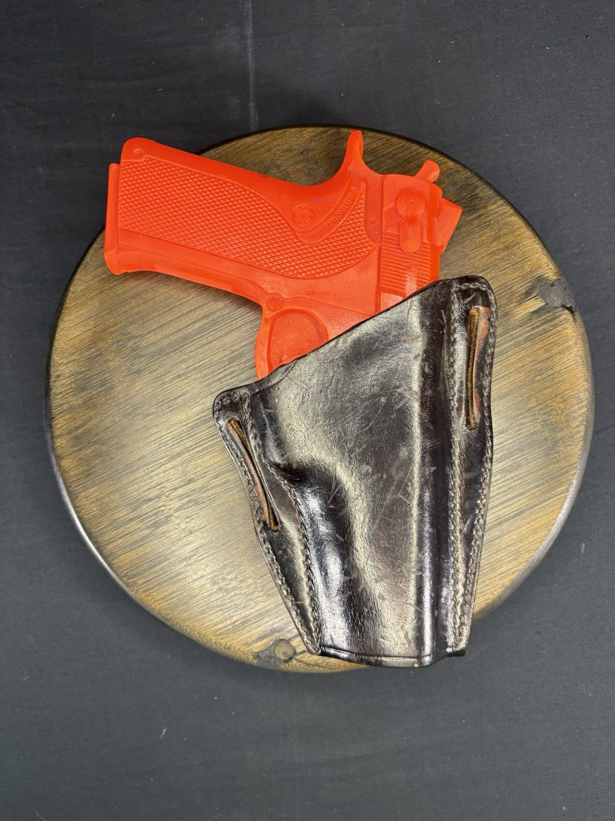 Bucheimer Leather Smith & Wesson/ S&W 1006 Holster Black And Tan Model 304-740