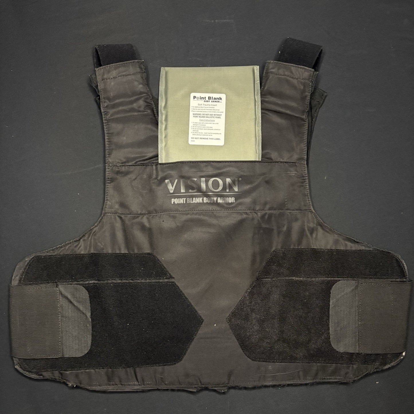 PB Level 2 II Bullet Proof Vest Size Large w/Trauma Plate Concealable Body Armor4