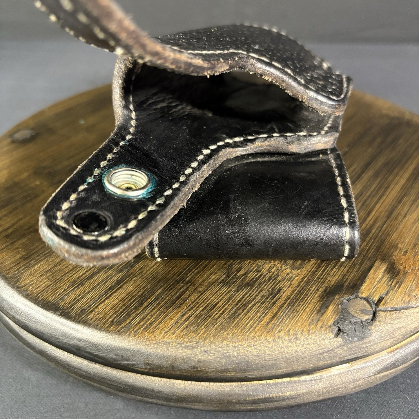 Ted Blockers Black Leather Basket Weave Sig Sauer P225 Holster10