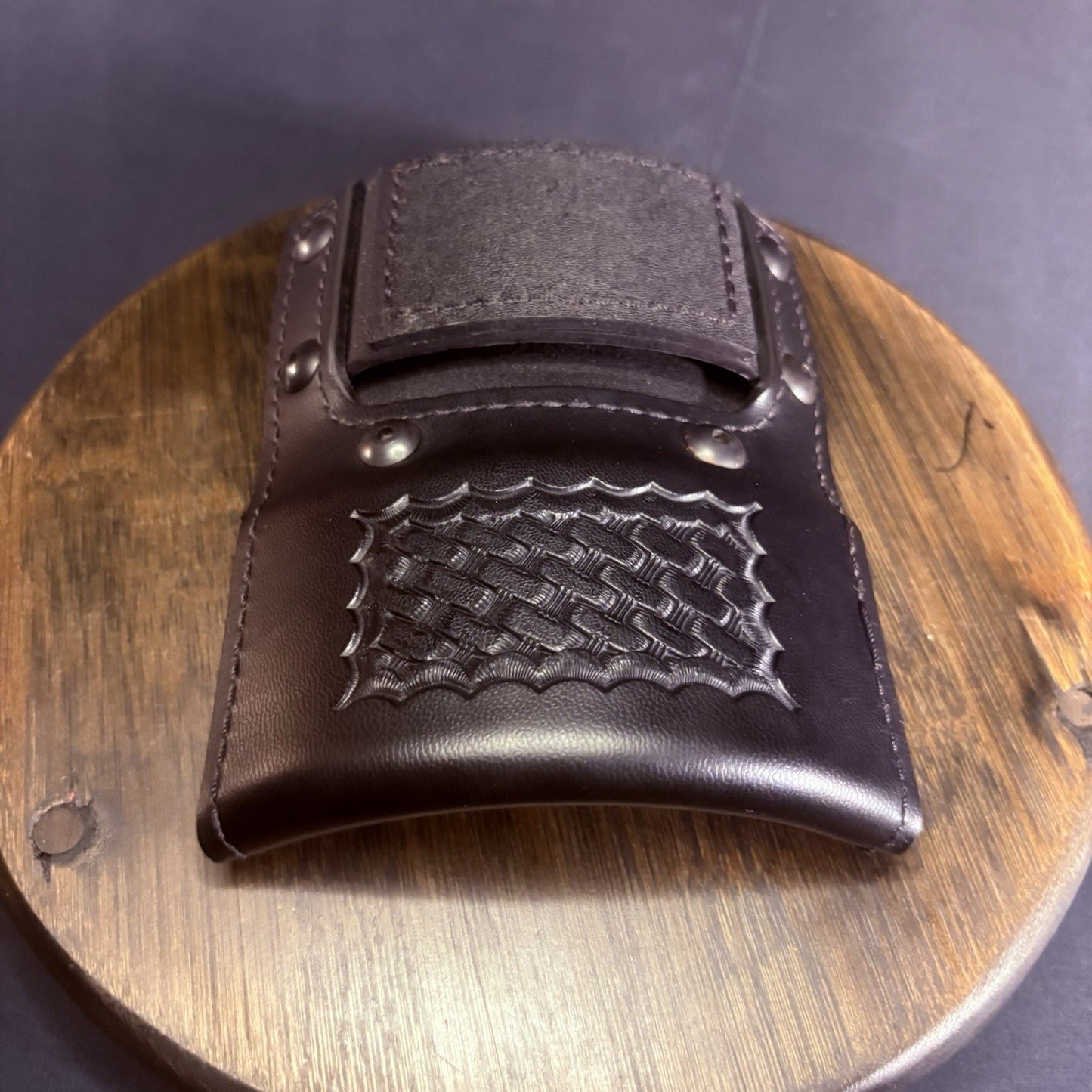 Safariland 325 Duty Belt Drop Holster Adapter Leather Basketweave (Discontinued)6