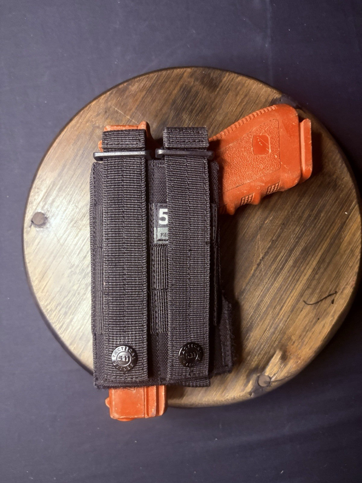 5.11 LBE Holster w/MOLLE, Black Nylon Pistol Holster For Full Size Handguns1