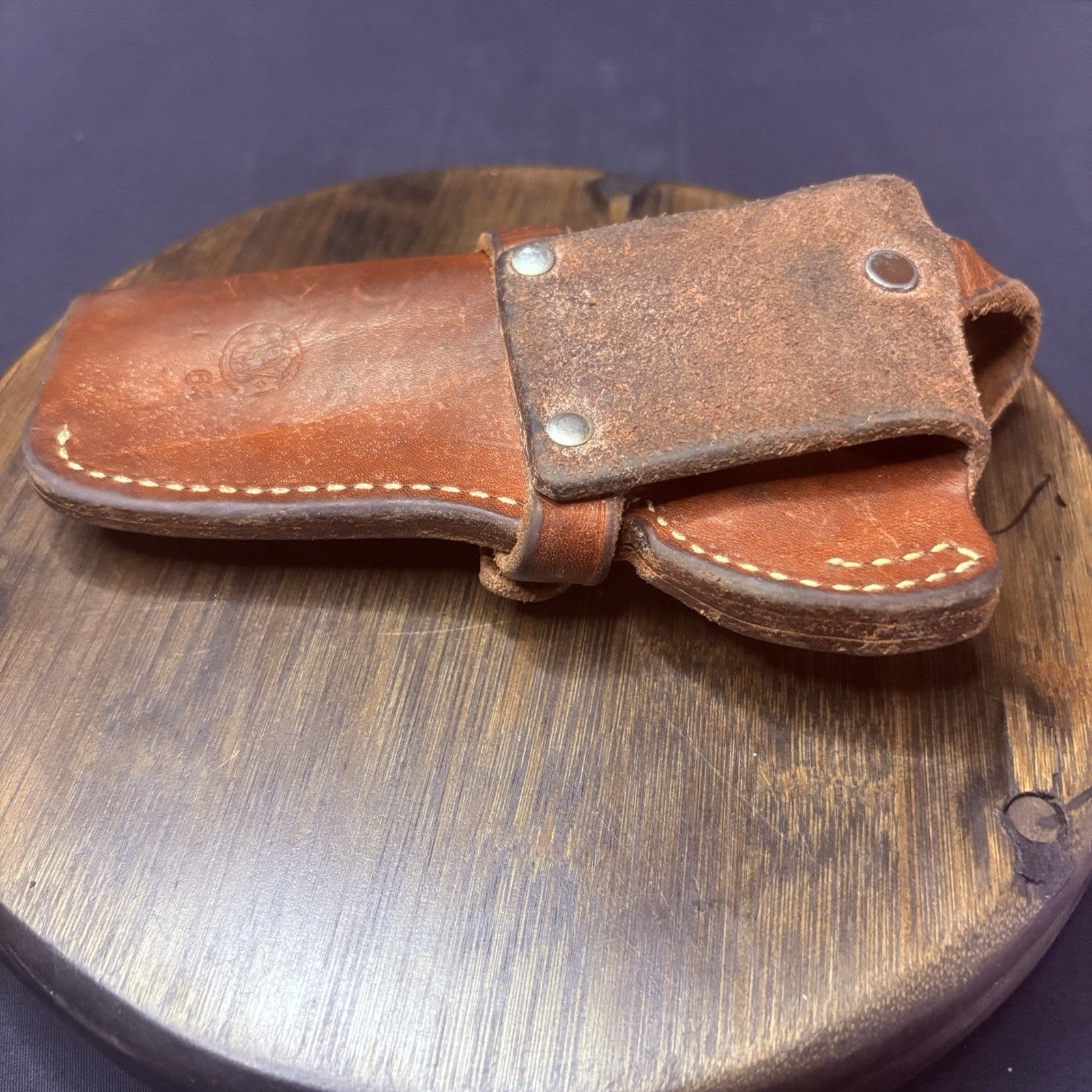 Smith & Wesson 4" K Frame Revolver Holster Leather (Size 21 64) Retention Snaps5