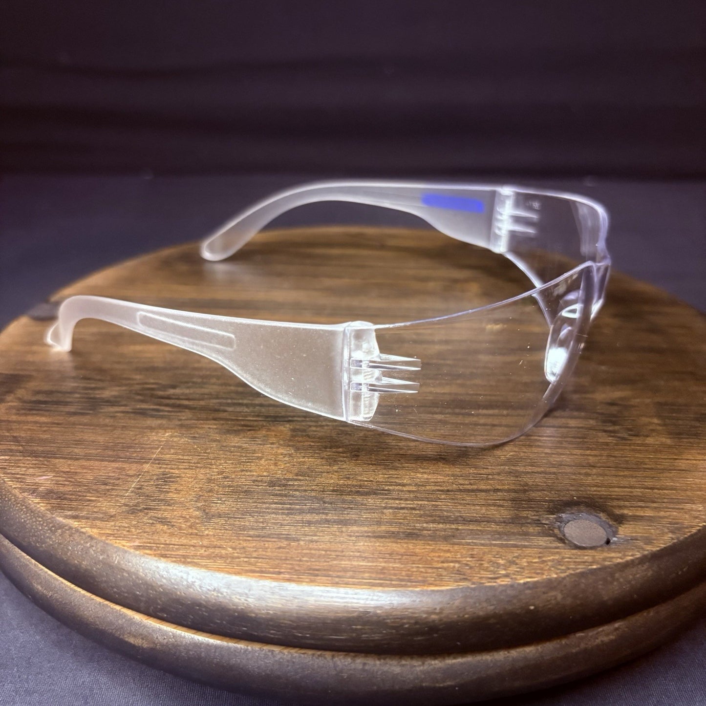 Jorestech Crystal Clear Lens Color Temple Safety Glasses One Size Z87.113