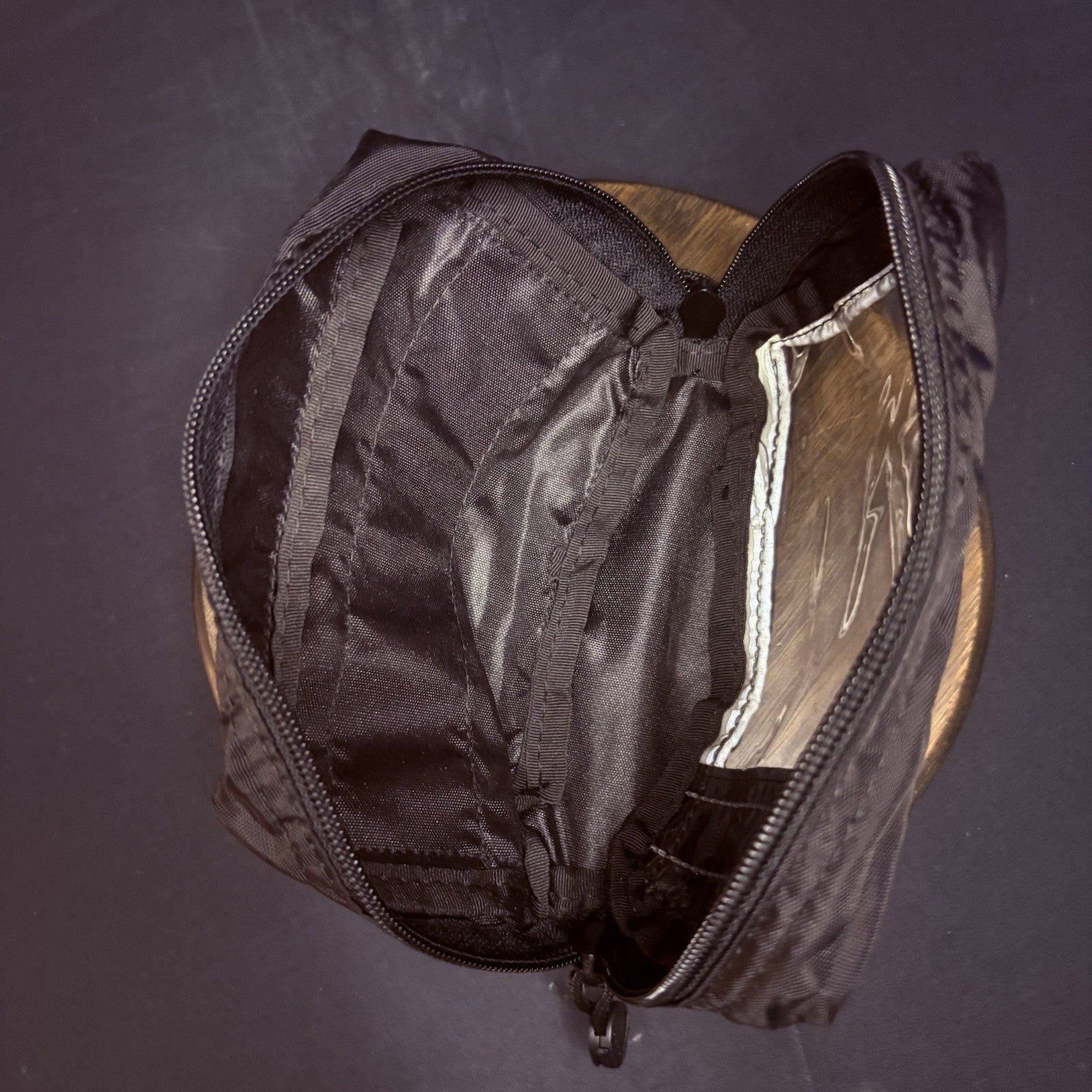 See Through Pouch 8"x 5" Reflective Strips, Hook & Loop Attachment2