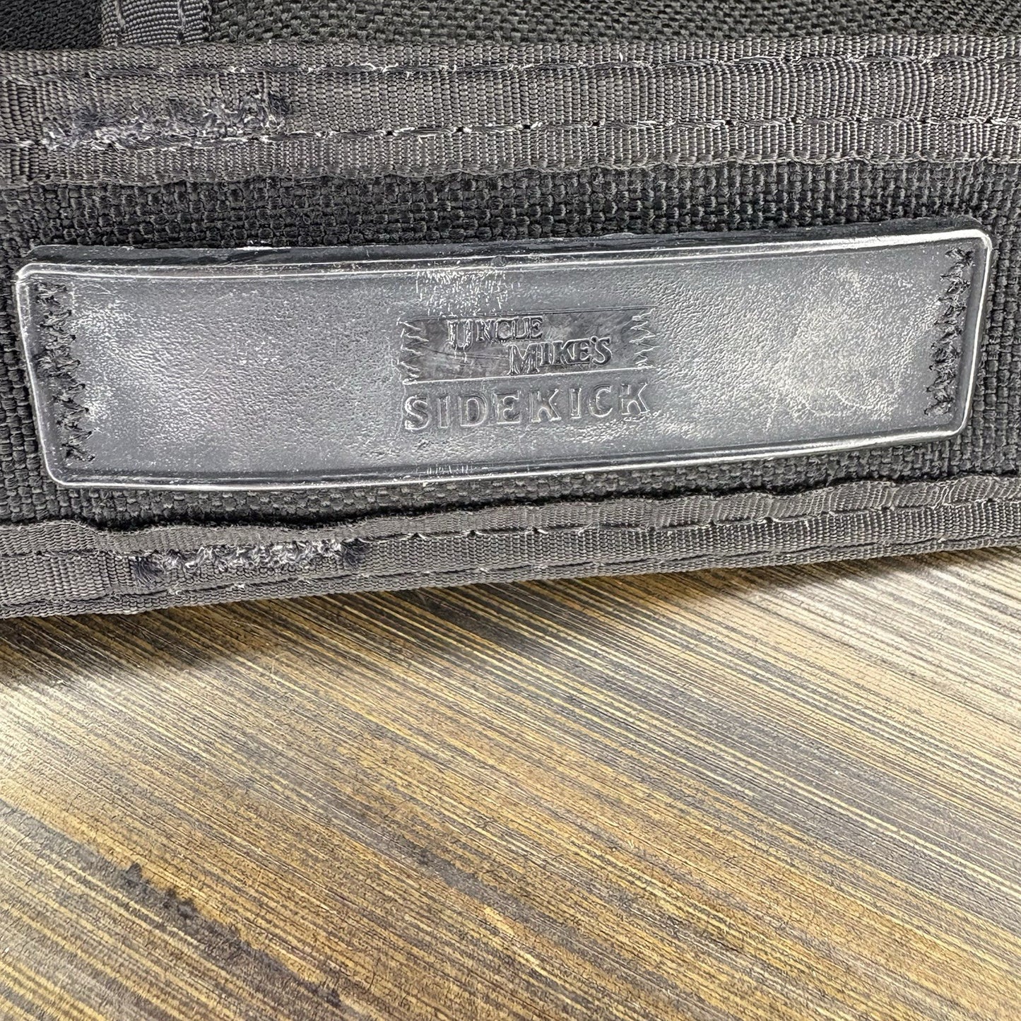 Uncle Mikes Flashlight & Baton Holder Pouch, Duty Belt Gear Black Nylon Case4