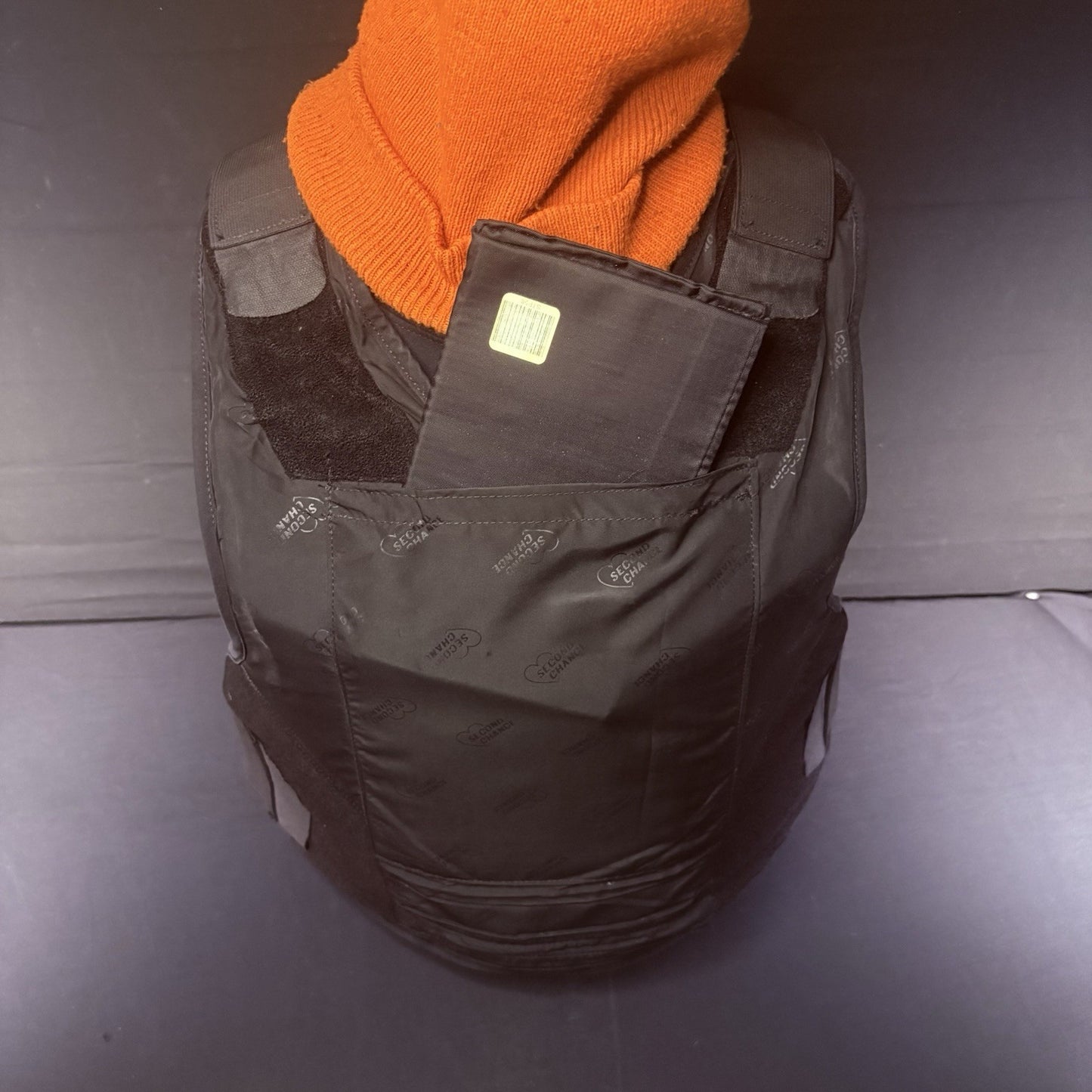 Second Chance 3A Bullet Proof Vest Size Large LONG Concealable w/Trauma Plate1