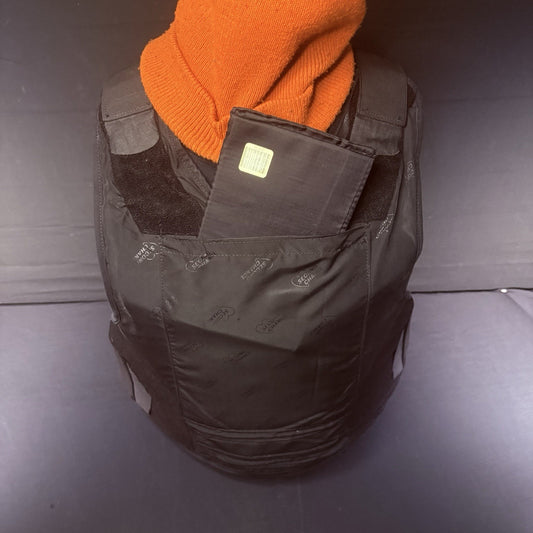 Second Chance 3A Bullet Proof Vest Size Large LONG Concealable w/Trauma Plate1