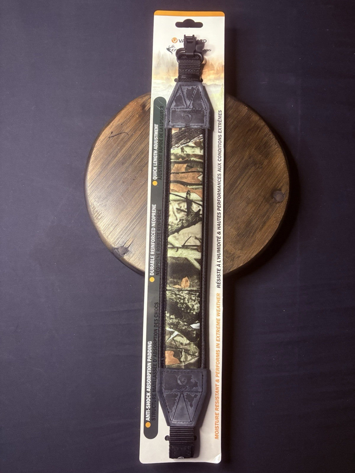 Vanguard Camouflage Rifle Sling 2 Point Swivel Neoprene & Nylon, Endeavor 101C0