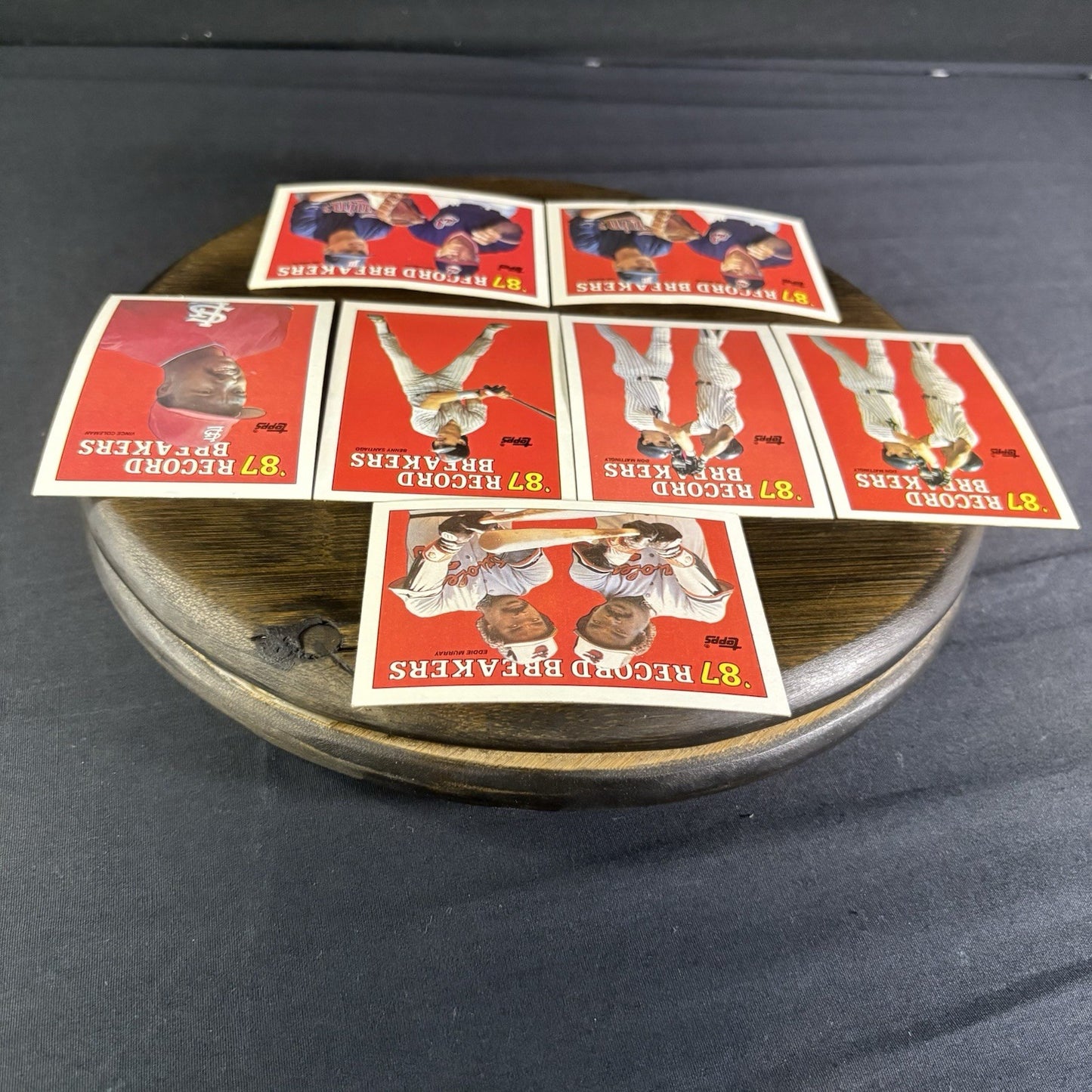 1988 Topps ‘87 Record Breakers Lot (7) Cards All High Grade See Photos9
