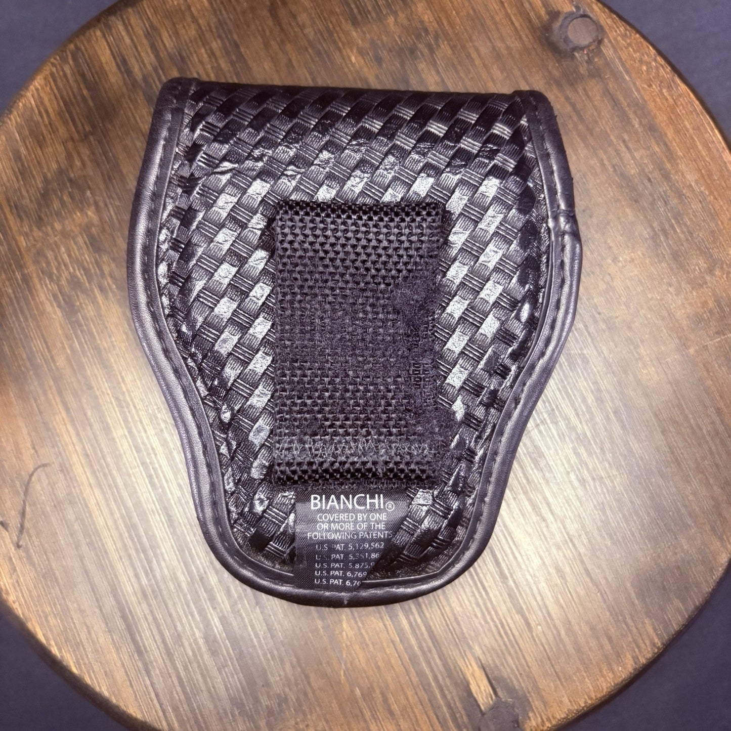 Bianchi Handcuff Case 7900 Size 2 Basket Weave AccuMold (Peerless 801 & ASP 100)4