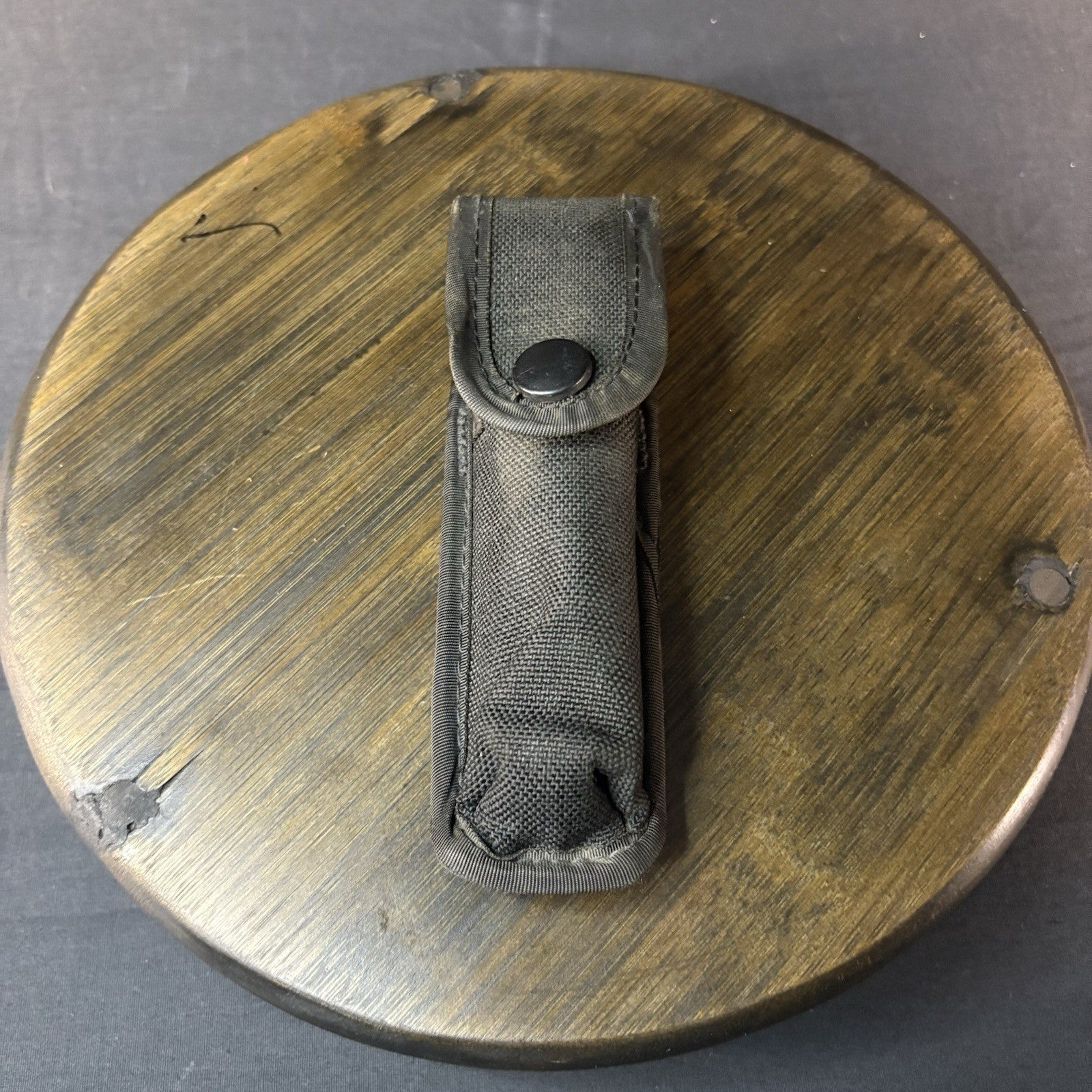 Uncle Mikes Compact Flashlight Pouch, Duty Belt Gear Black Nylon Case ~ 6”~5