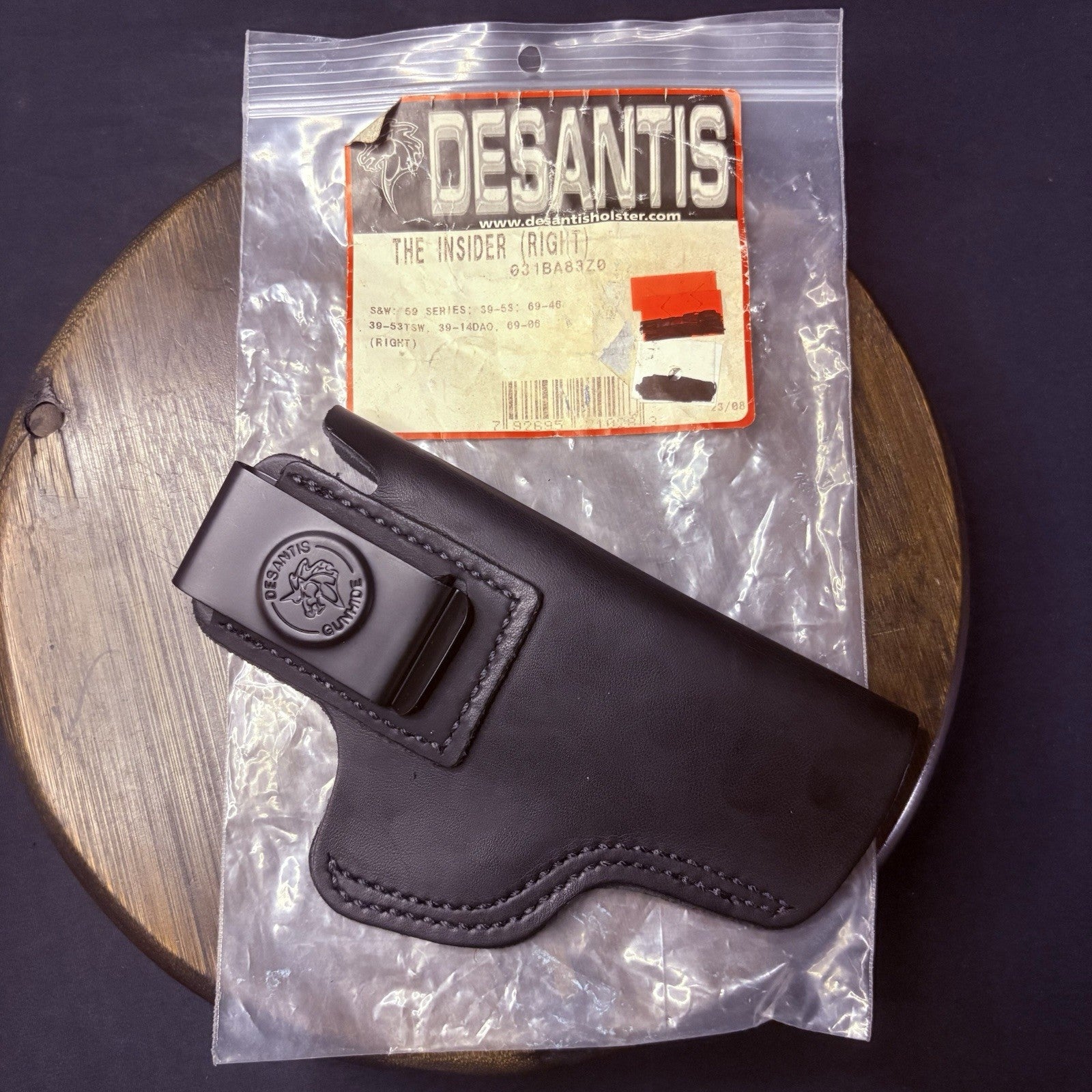 DeSantis "The Insider" Holster RH IWB Smith and Wesson 59 Series Gunhide Leather2