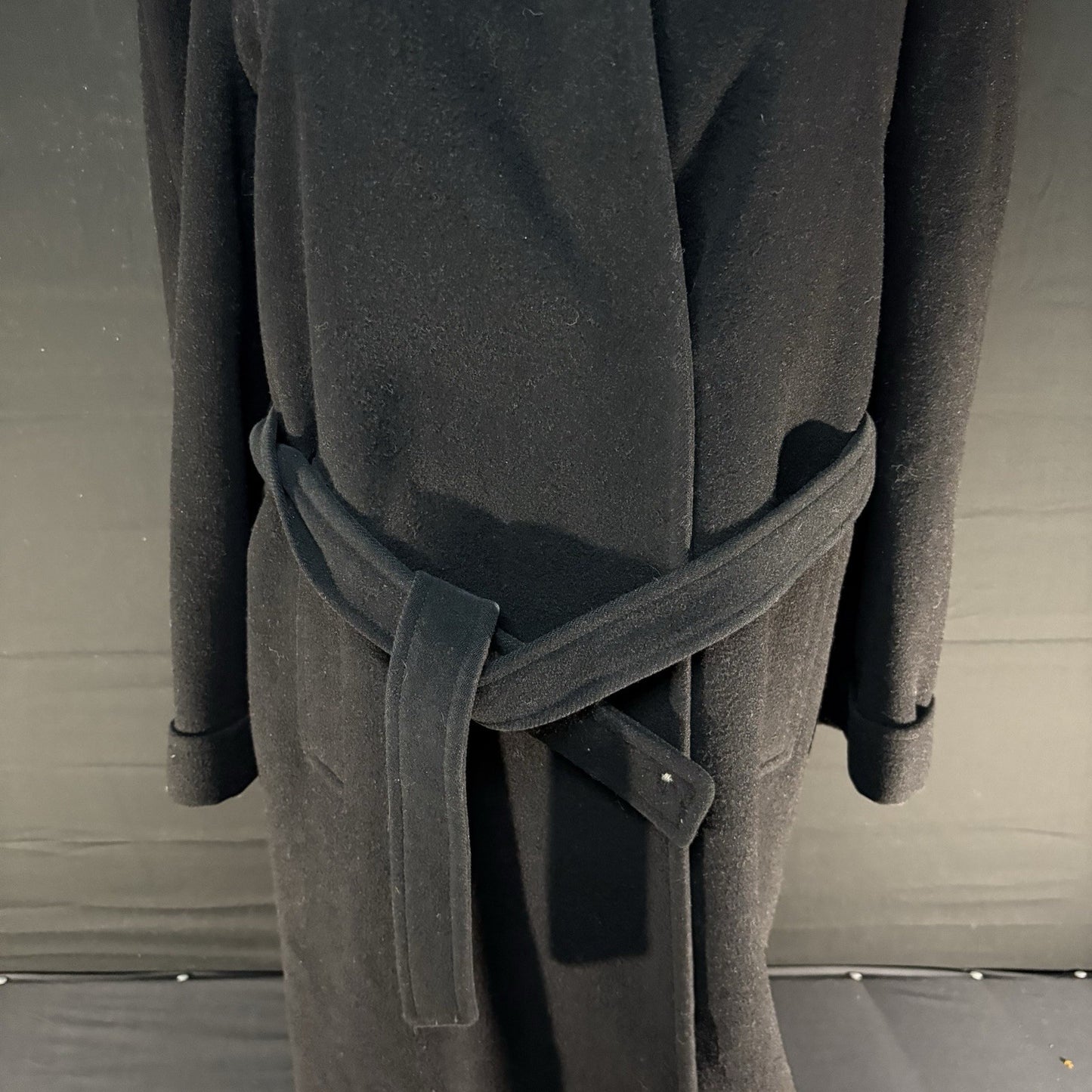 Burberry Fur Coat Mink Over Coat Women’s Size Medium Camel Hair w/Removable Mink8