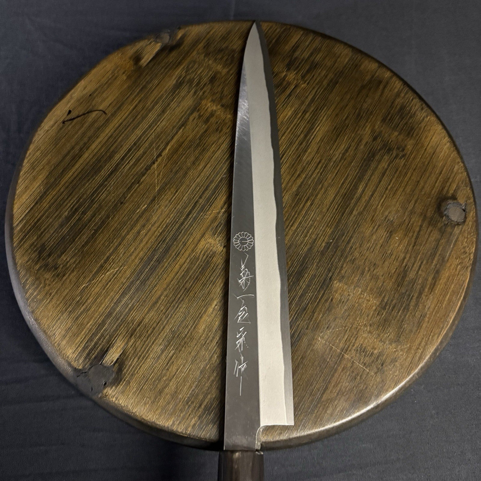 Kikuichi Japanese Chef Knife Kasumitogi Yanagi Sashimi Knife YKT24 9.5” or  24cm9