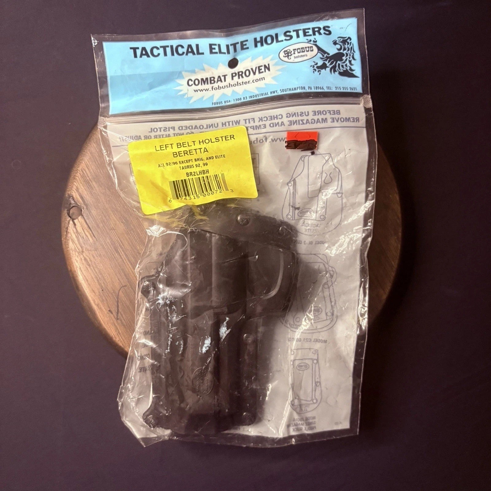 NEW Uncle Mikes Beretta 92 Polymer Hip Holster LH w/ Belt Loop4