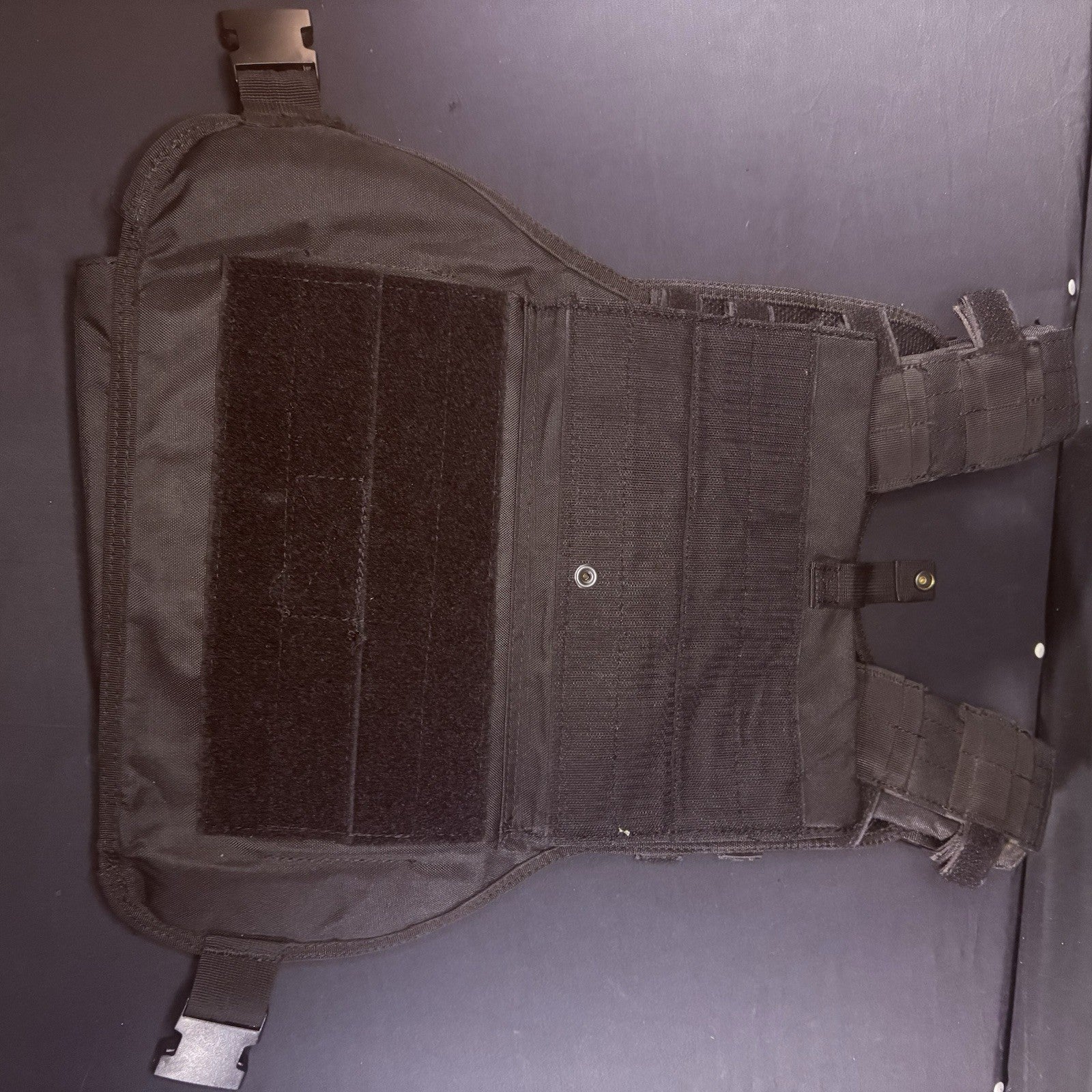 PROTECH Tactical Plate Rack Carrier 10"X12" (Adjustable Size) NOS Black MOLLE10