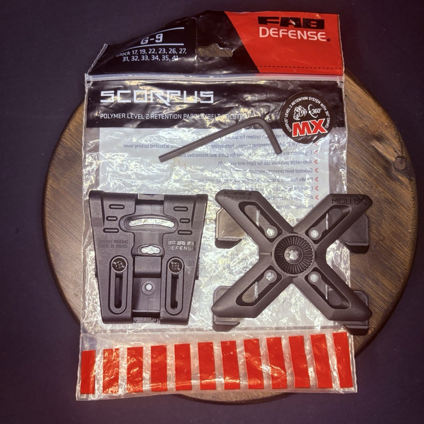 FAB Defense (G9) Scorpus Retention Belt Loop G9 Holster Attachment0
