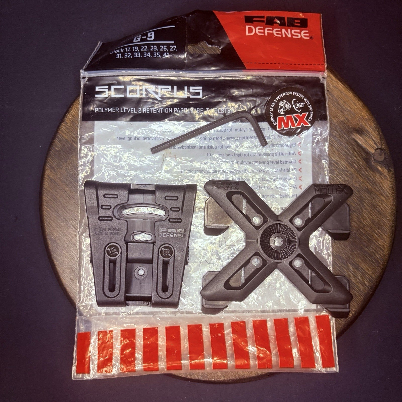 FAB Defense (G9) Scorpus Retention Belt Loop G9 Holster Attachment0
