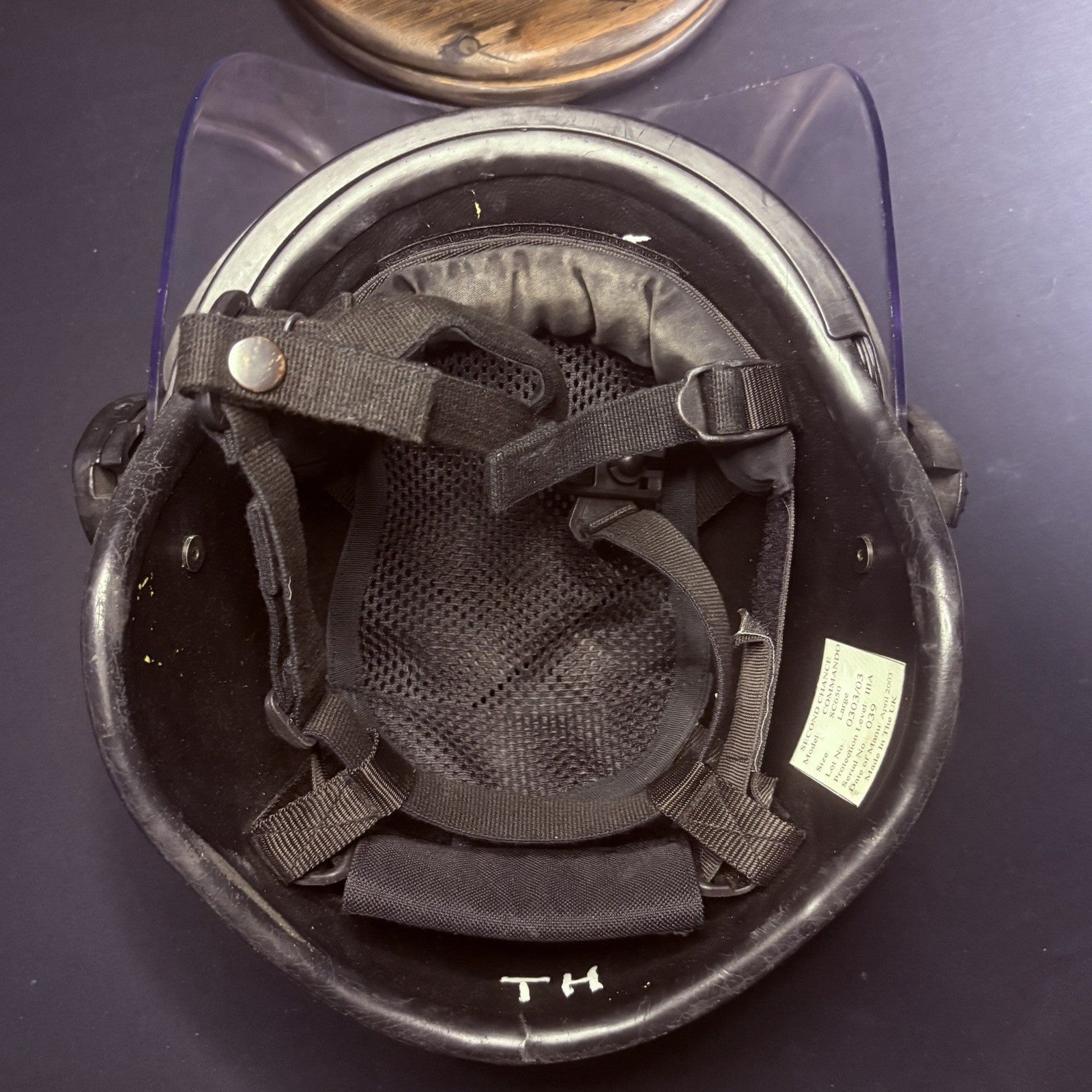 Second Chance IIIA (3A) Ballistic Helmet (Size Large) MADE IN UK, Bullet Proof4