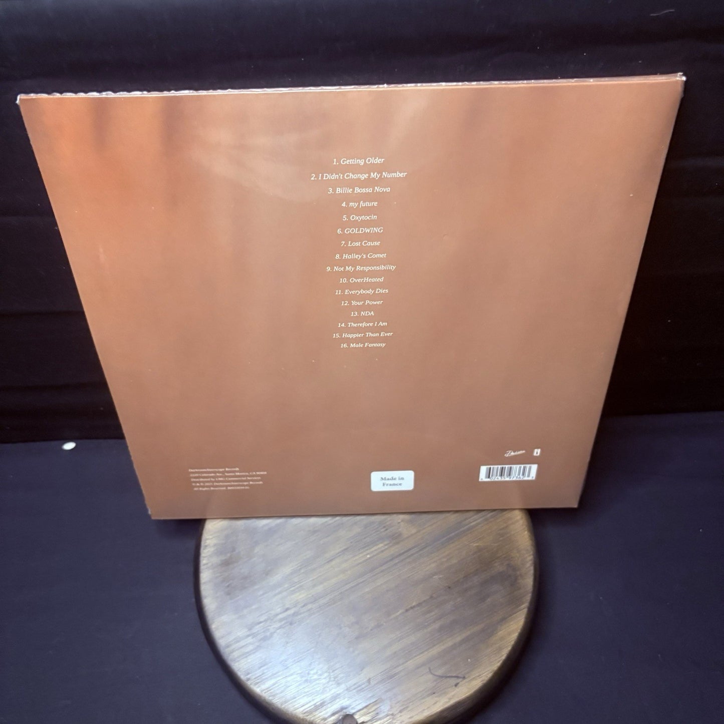 Billie Eilish Happier Than Ever Golden Yellow Vinyl 2LP SEALED, Made In France1