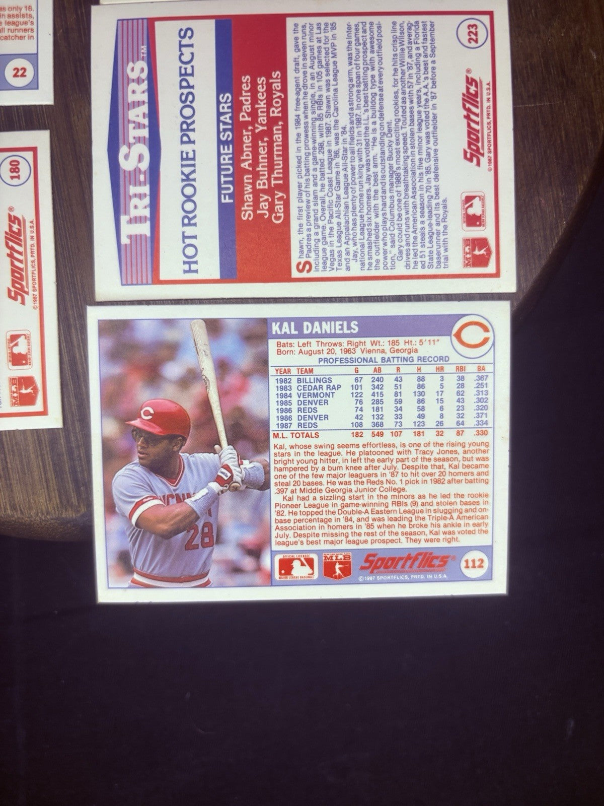 Vintage 1988 Hologram Sportflics (Lot of 7) Rare High Grade Card BO JACKSON13