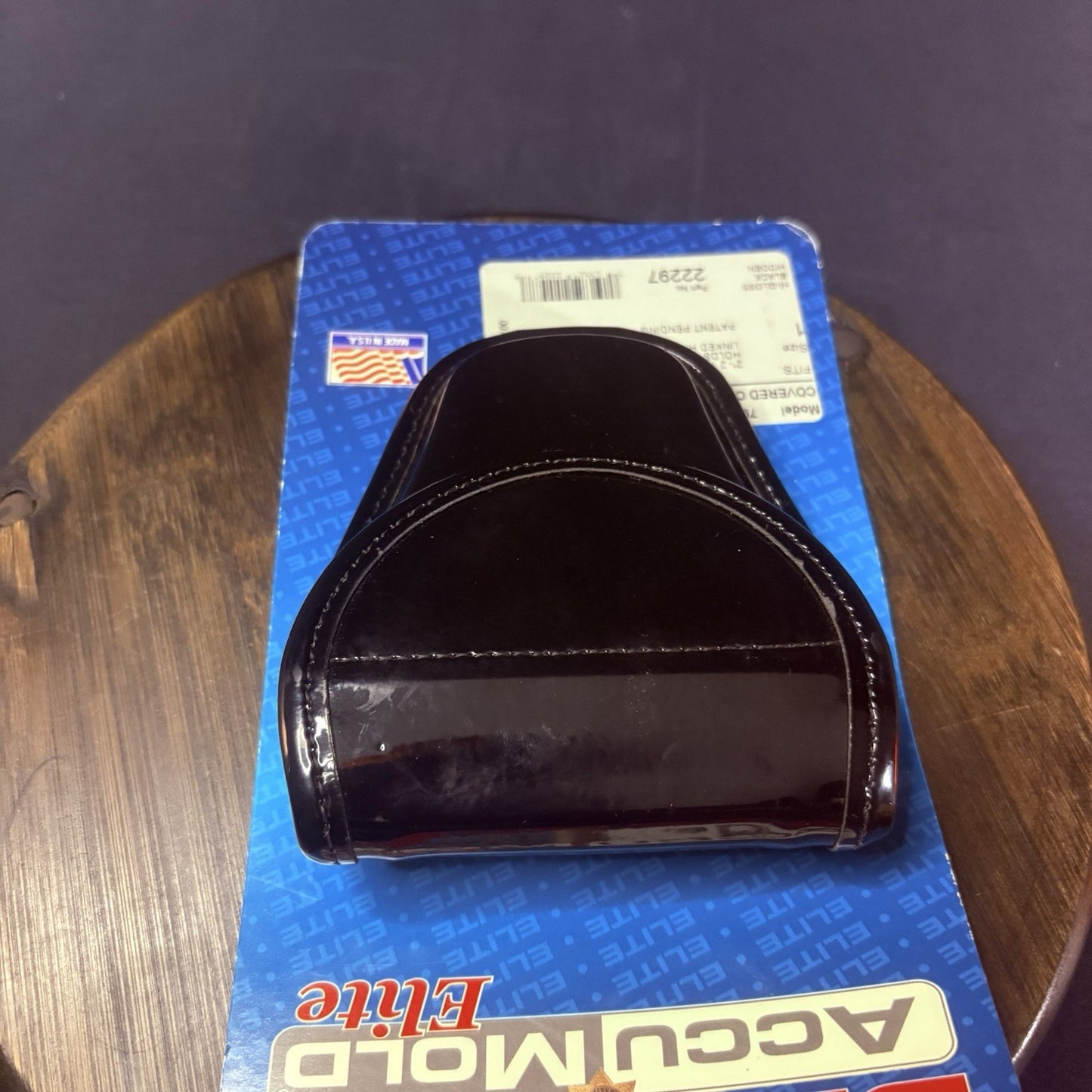 Bianchi Handcuff Case Model 7900 Plain Black AccuMold Elite Covered 222975