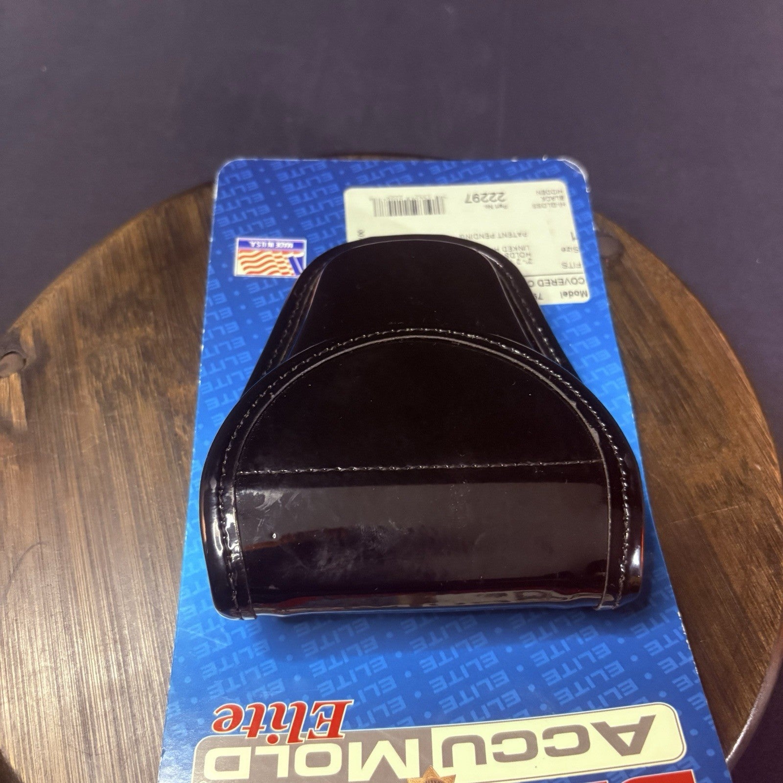 Bianchi Handcuff Case Model 7900 Plain Black AccuMold Elite Covered 222975