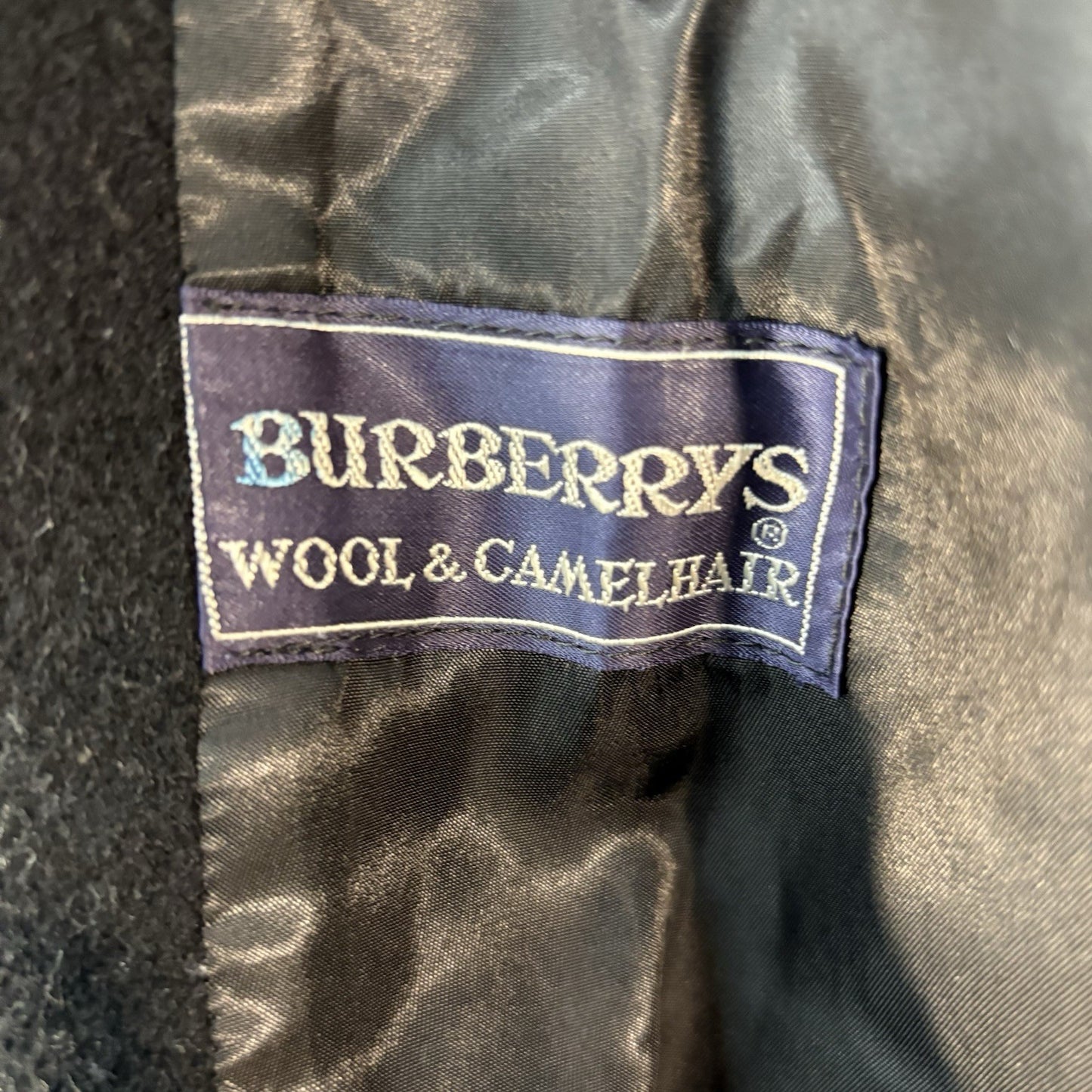 Burberry Fur Coat Mink Over Coat Women’s Size Medium Camel Hair w/Removable Mink14