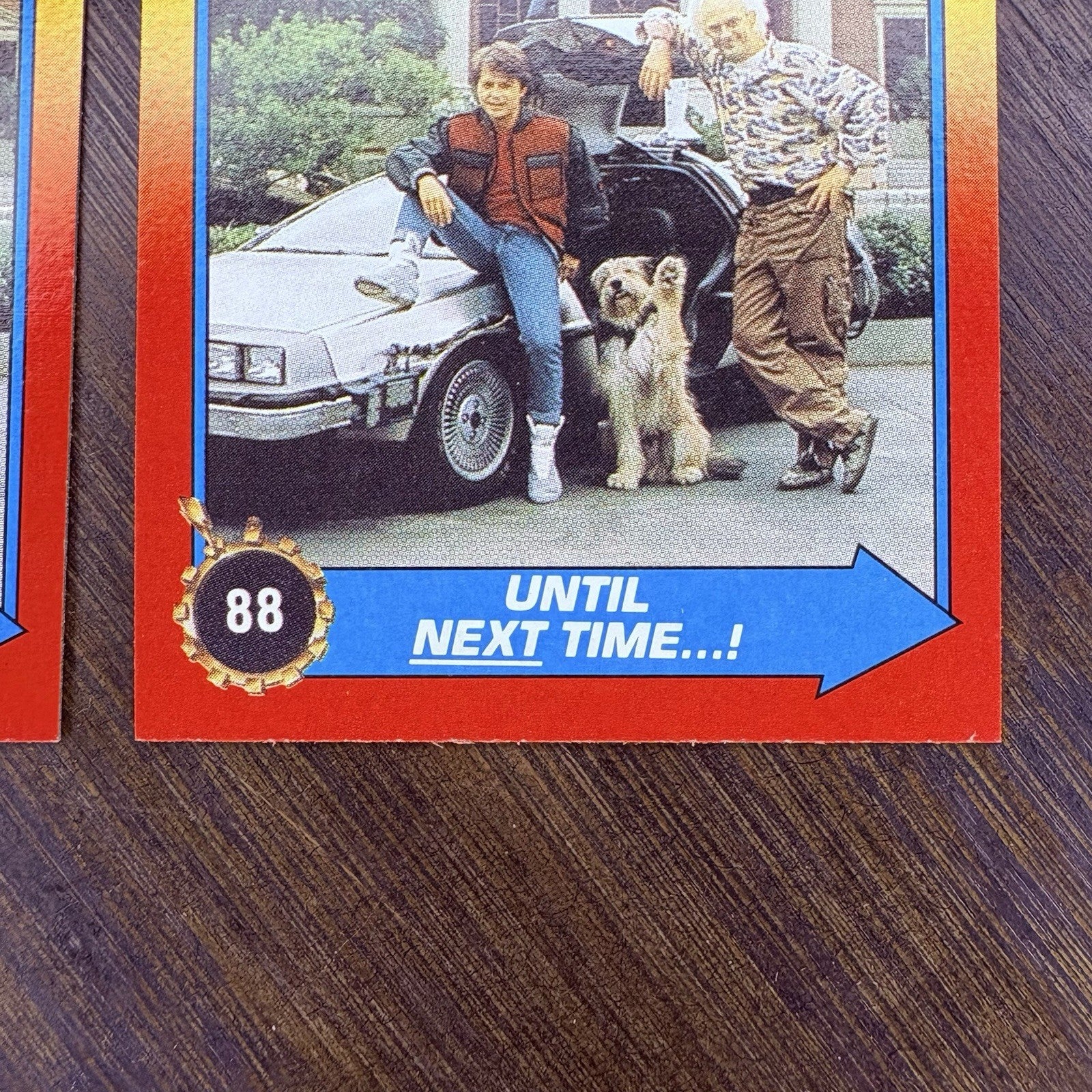 (Lot Of 2) 1989 Topps Back to the Future II #88 "Until Next Time...!" Card4