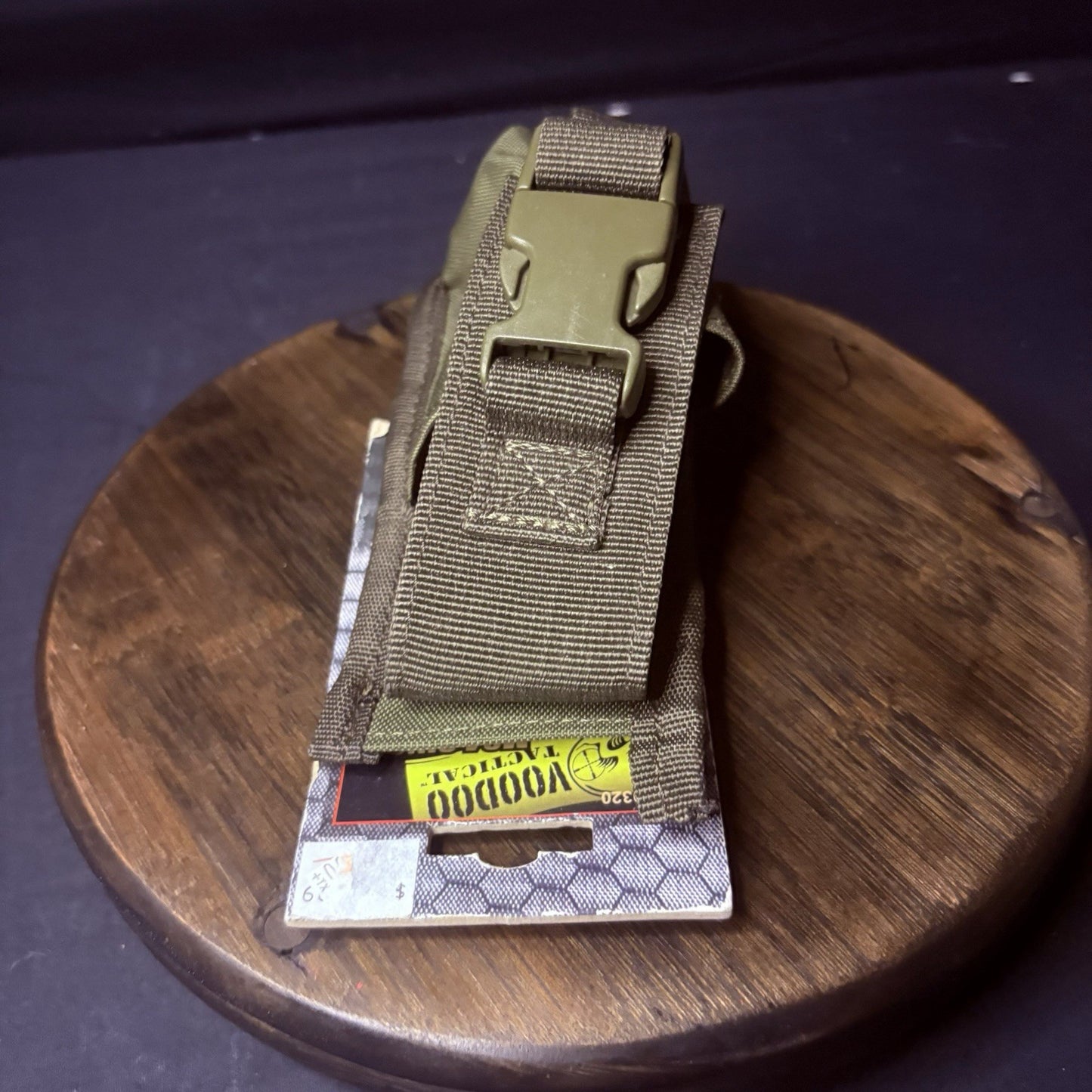Voodoo Tactical M84 FlashBang Pouch Green Nylon W/Clip8