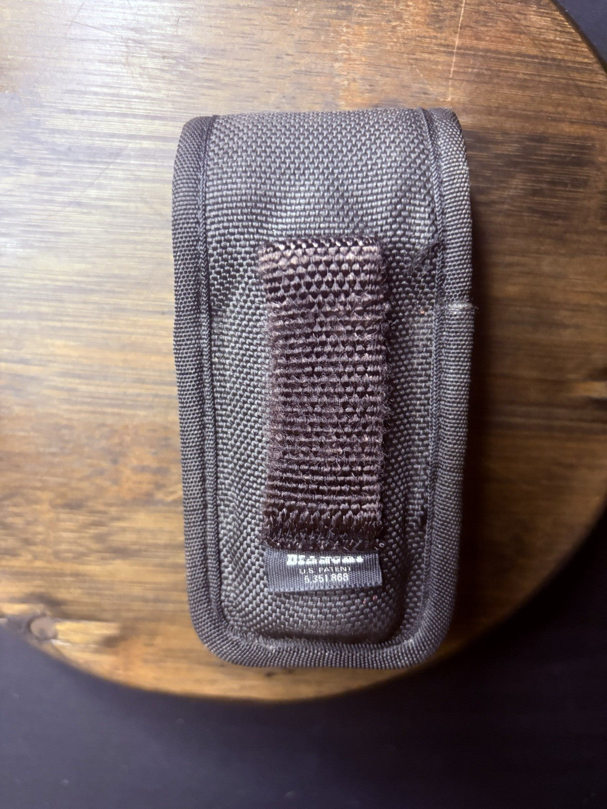 Bianchi Mace/Pepper Spray Holder 7307 Series AccuMold Small Black Hidden Snap2