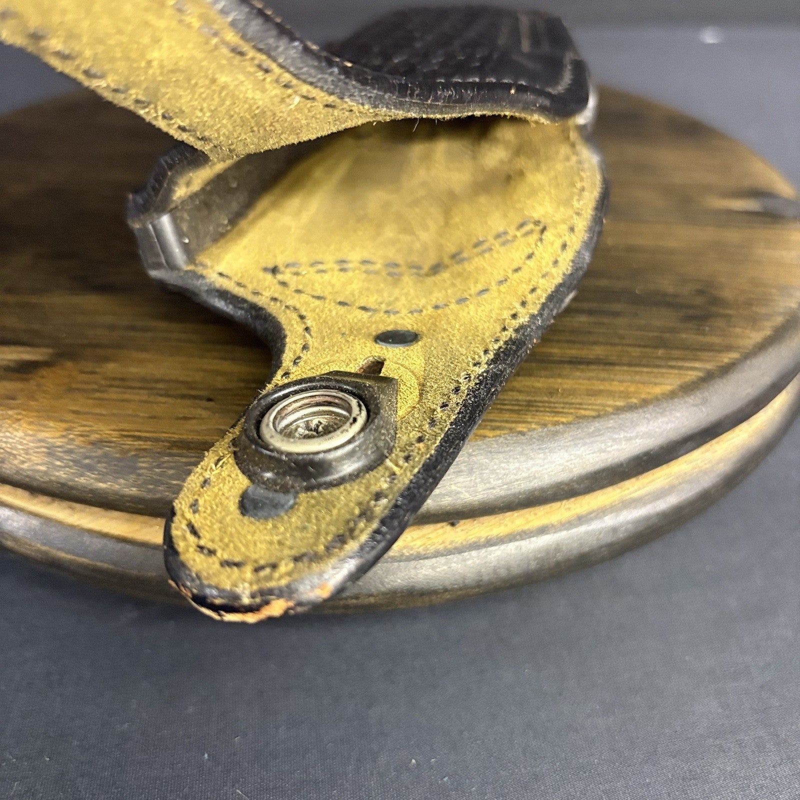 Safariland #2 Basket Weave Leather Holster for SigSauer 225, 2 1/4" Belt Loop RH7