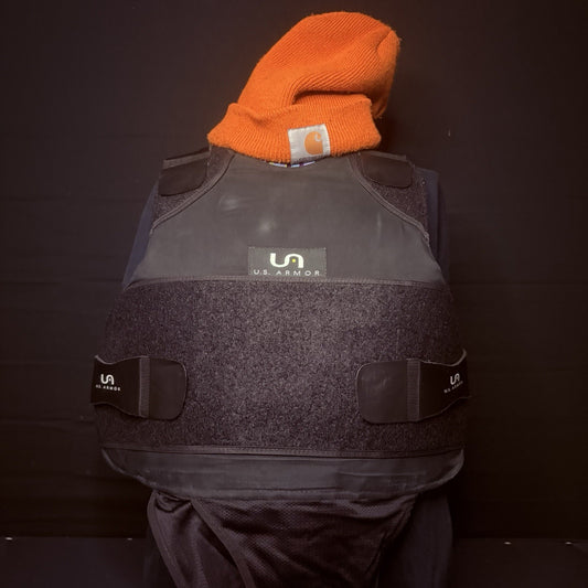 2022 US Armor IIIA (3A) Bullet Proof Concealable Vest Size SMALL w/Trauma Plate0