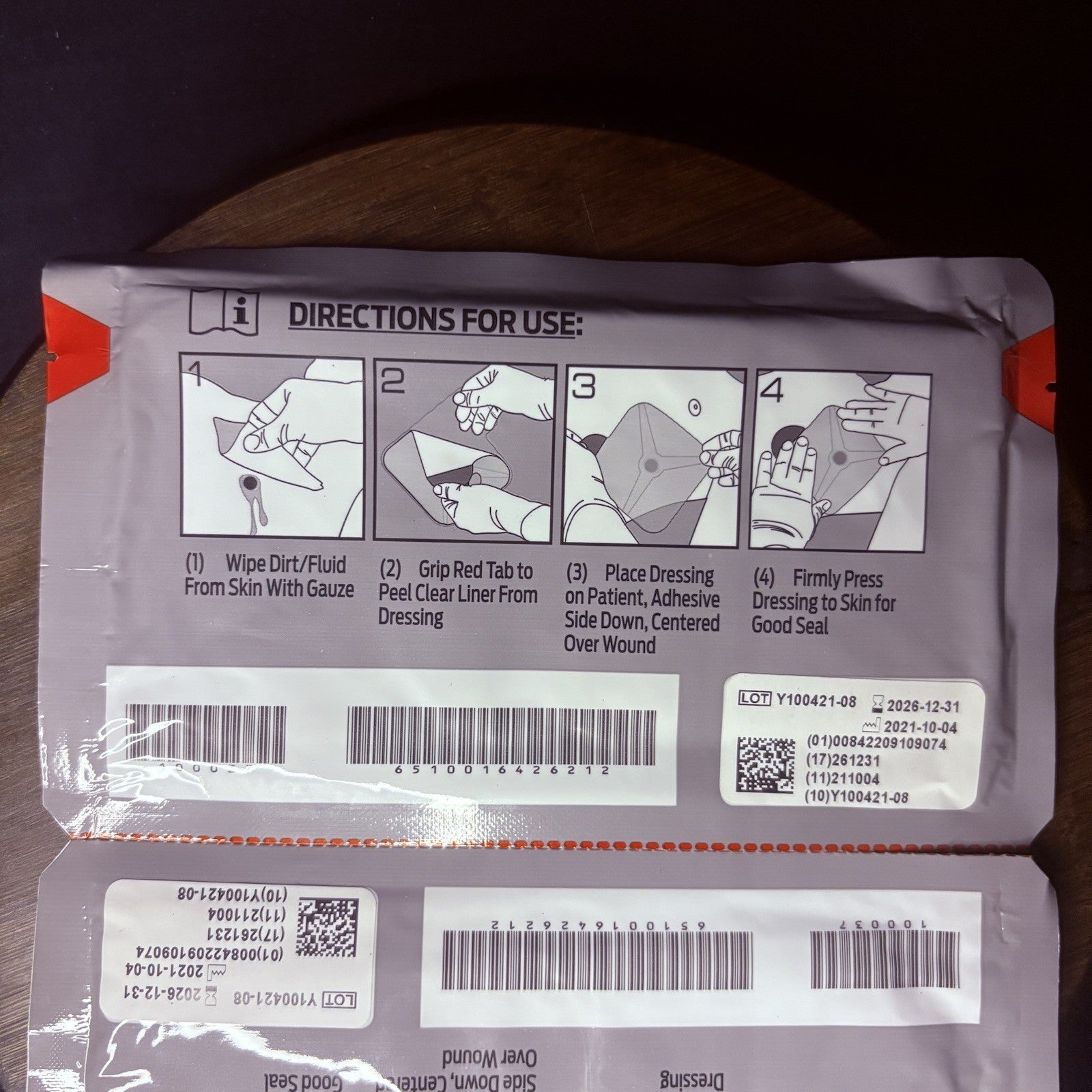 Twin Pack – HyFin Vent Compact Chest Seal (2 Seals Total) | for Entry/Exit3