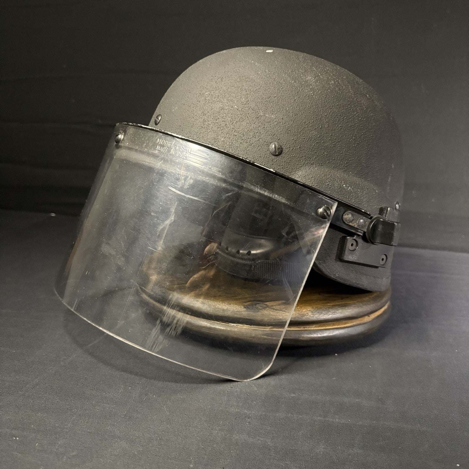 Ballistic IIIA (3A) Helmet w/ Removable Face Shield USA Made Large Bullet Proof4