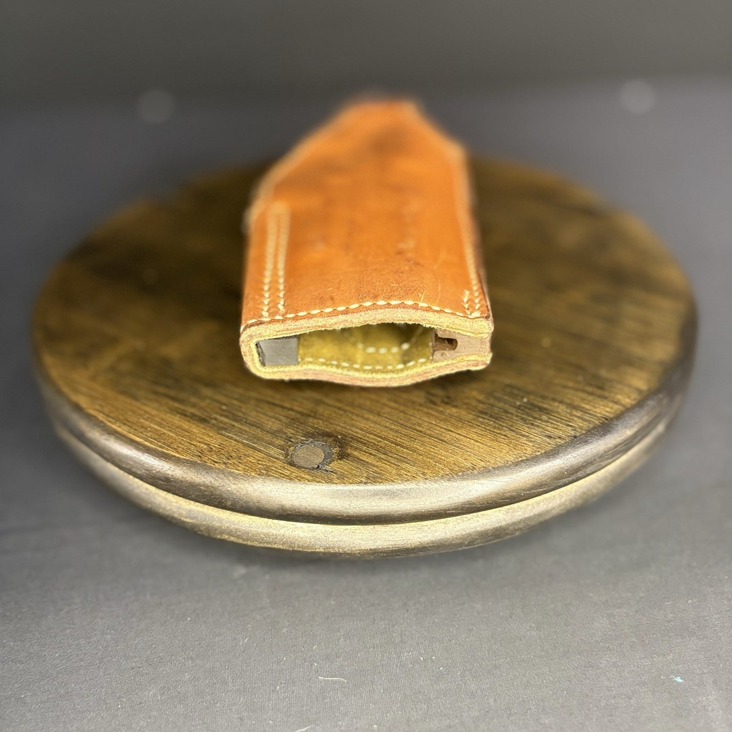 Safariland #2 Brown Leather Holster For Colt G Pistols 2 1/4" Belt Loop RH2