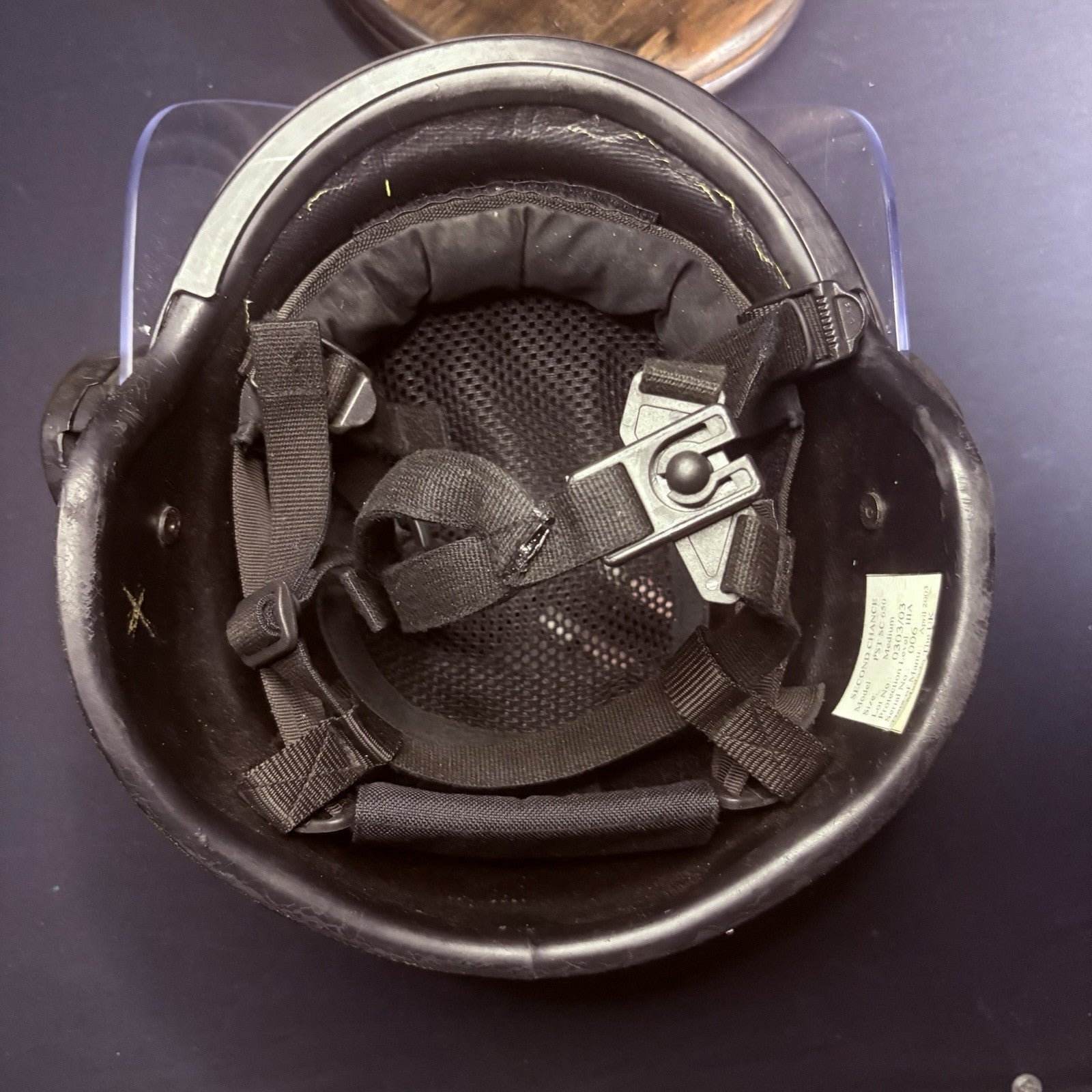 Second Chance IIIA (3A) Ballistic Helmet Size Medium MADE IN UK, Bullet Proof11