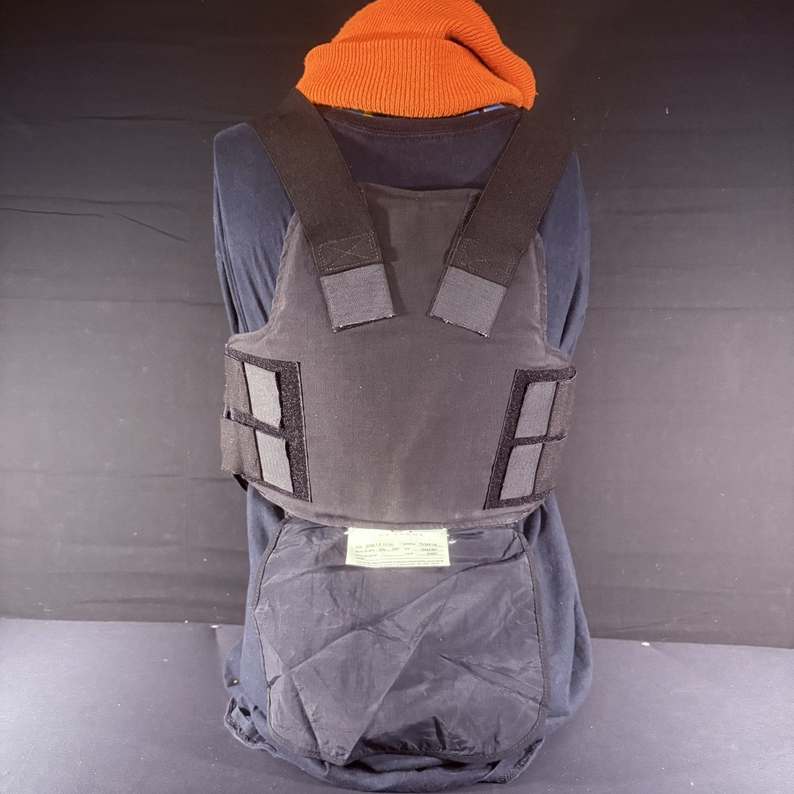 US Armor IIIA (3A) Bullet Proof Vest (Size Female SMALL) With Trauma Plate2