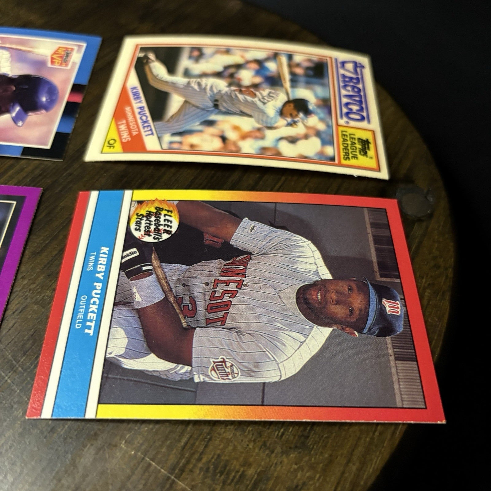 Kirby Puckett 8 Card Lot MLB Mint Condition 20