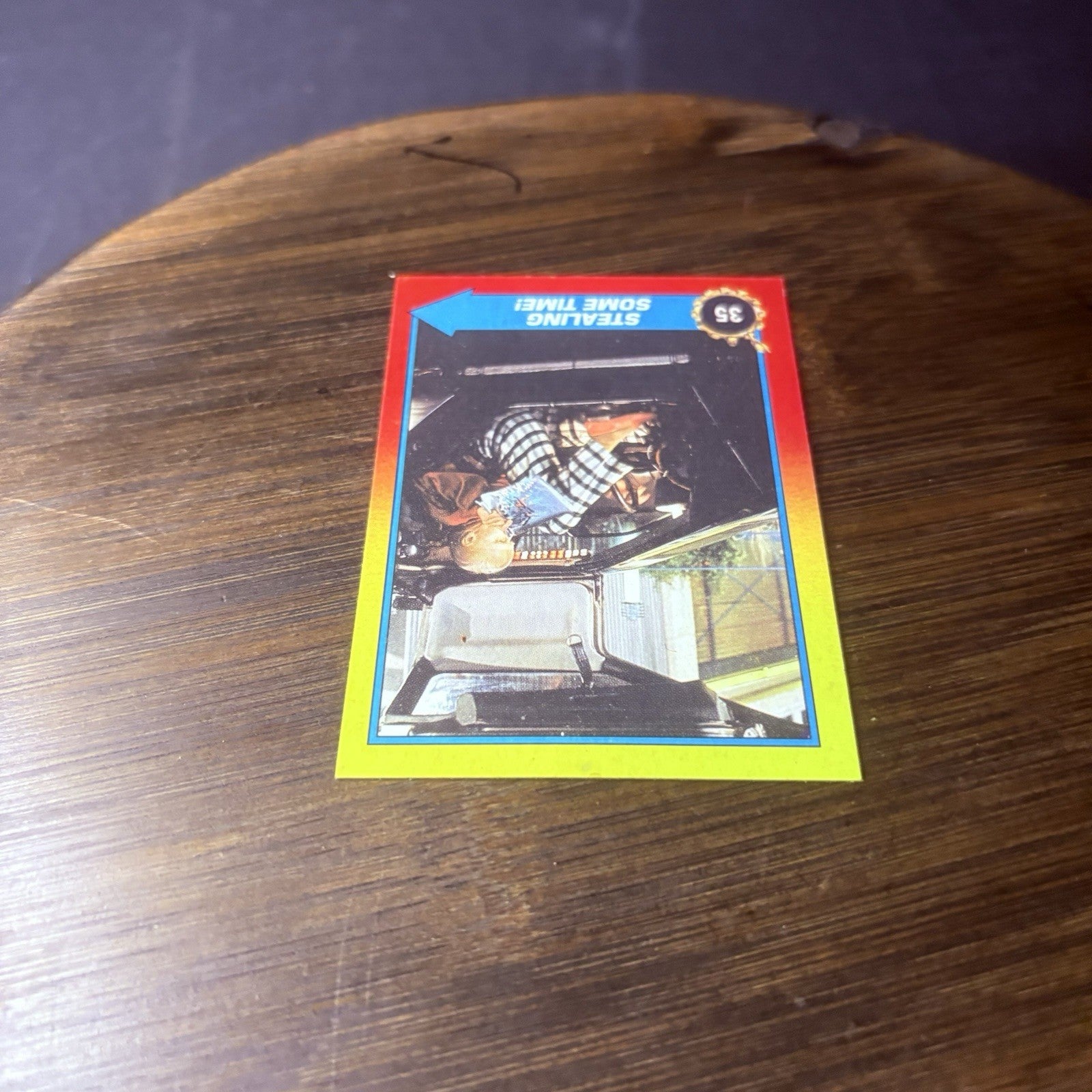 1989 Back To the Future 2 #35 "Stealing Some Time" High Grade Topps Trading Card8