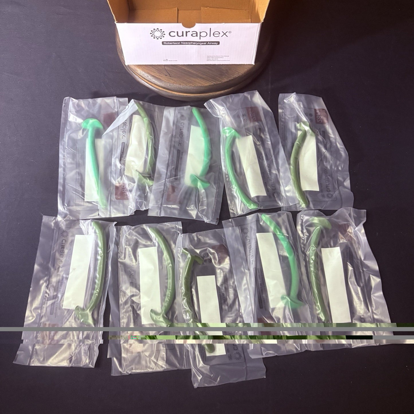 (Box Of 10) Robertazzi Nasopharyngeal Airway 28 Fr. ID 7mm 181128 LOWEST PRICE1