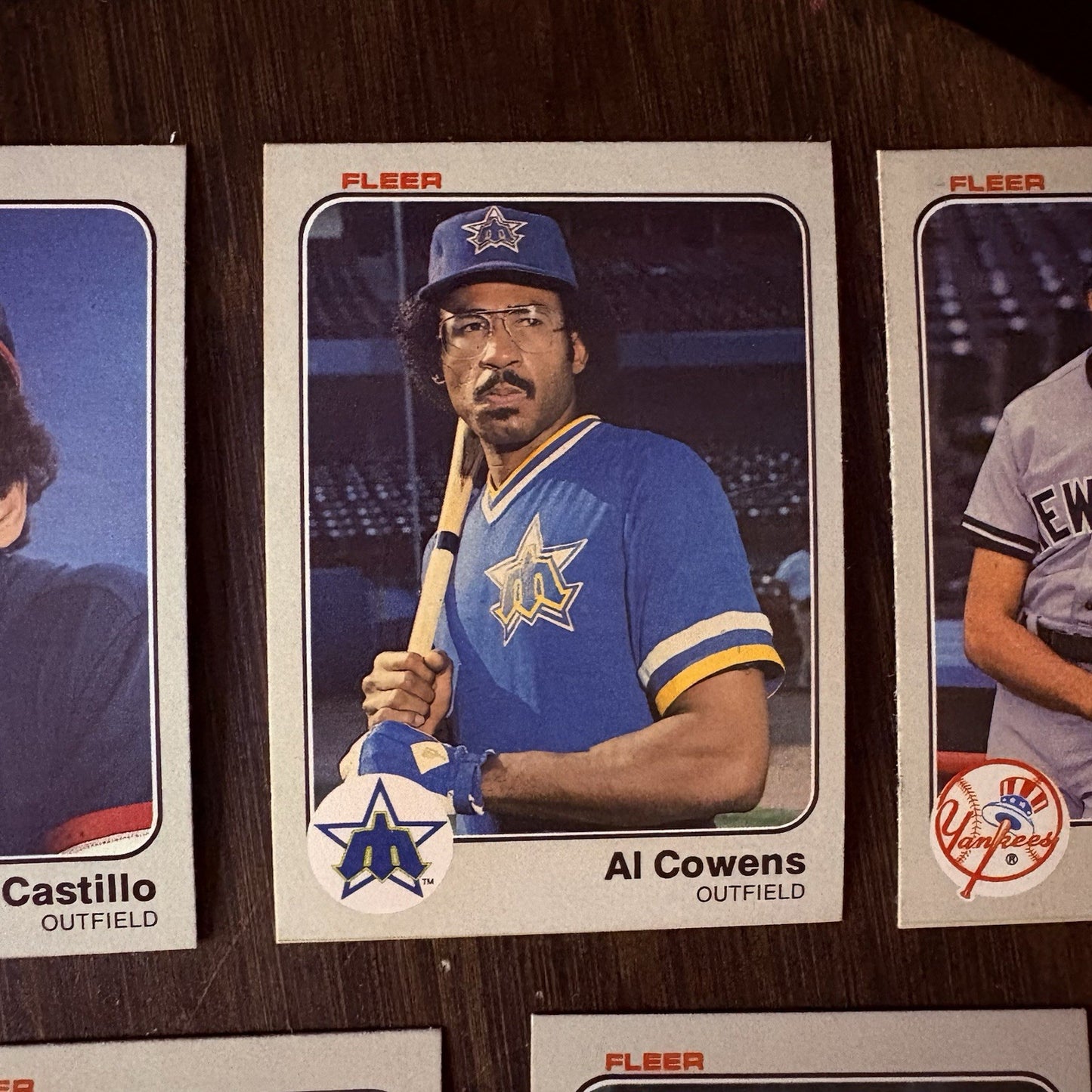 1983 Fleer High Grade MLB Baseball Card Lot #404, #477, #394, #14, #3045