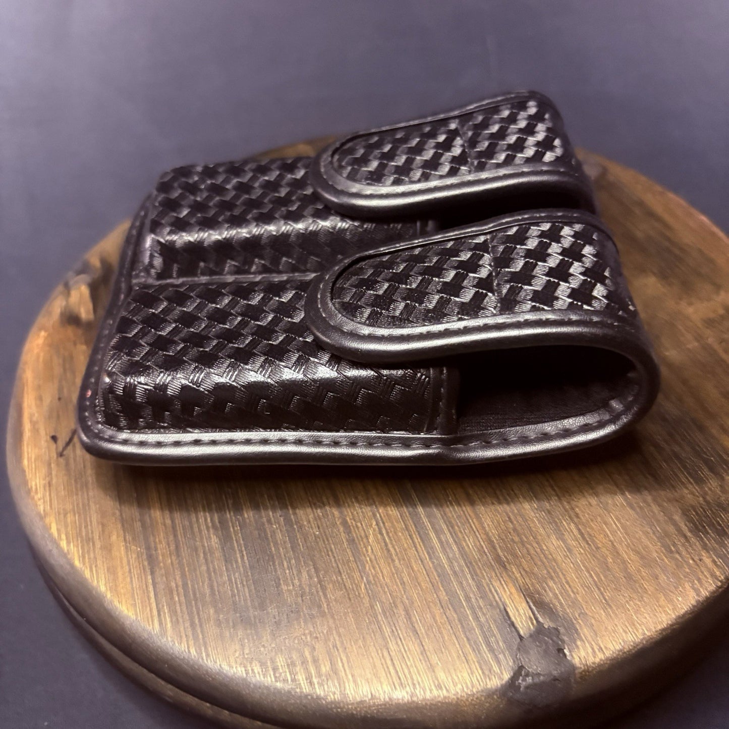 Bianchi 7902 Double Magazine Pouch Size 2 Glock 17 Snap Basket Weave Sig Sauer5