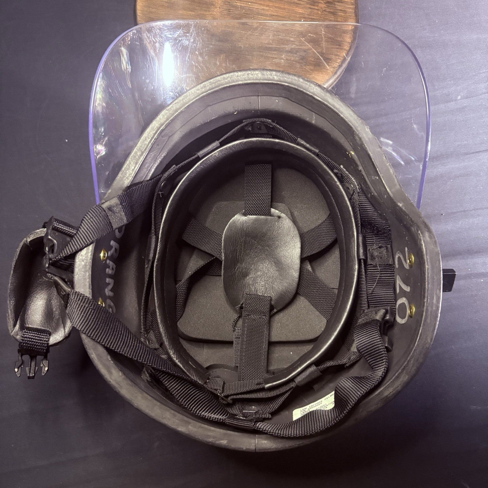 Gentex IIIA (3A) Ballistic Helmet Removable Protech Face Shield Size Large4