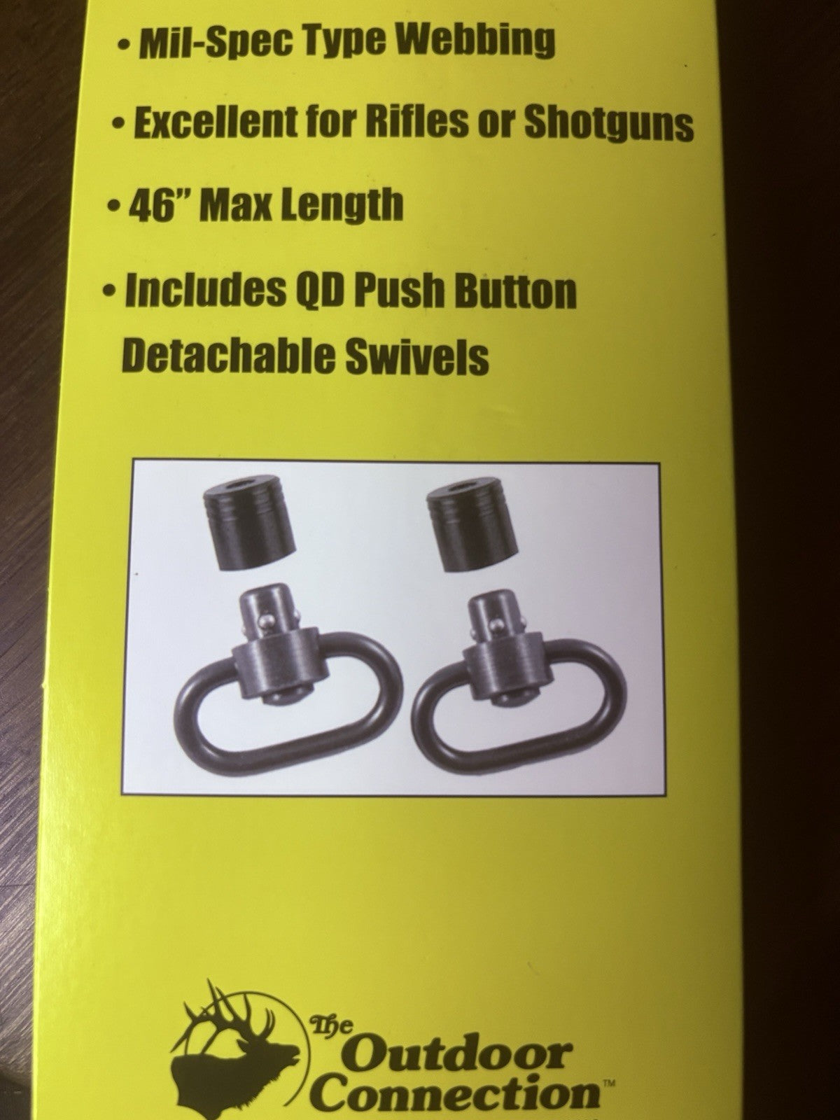 Paracord Rifle Sling Coyote Brown Sling W/ QD Swivels By The Outdoor Connection5