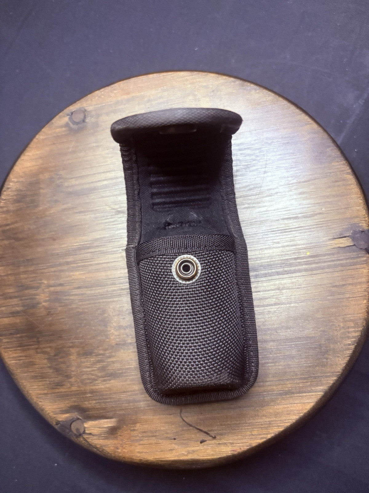 Bianchi  7307 Series AccuMold Mace/Pepper Spray Holder Small Black Hidden Snap7