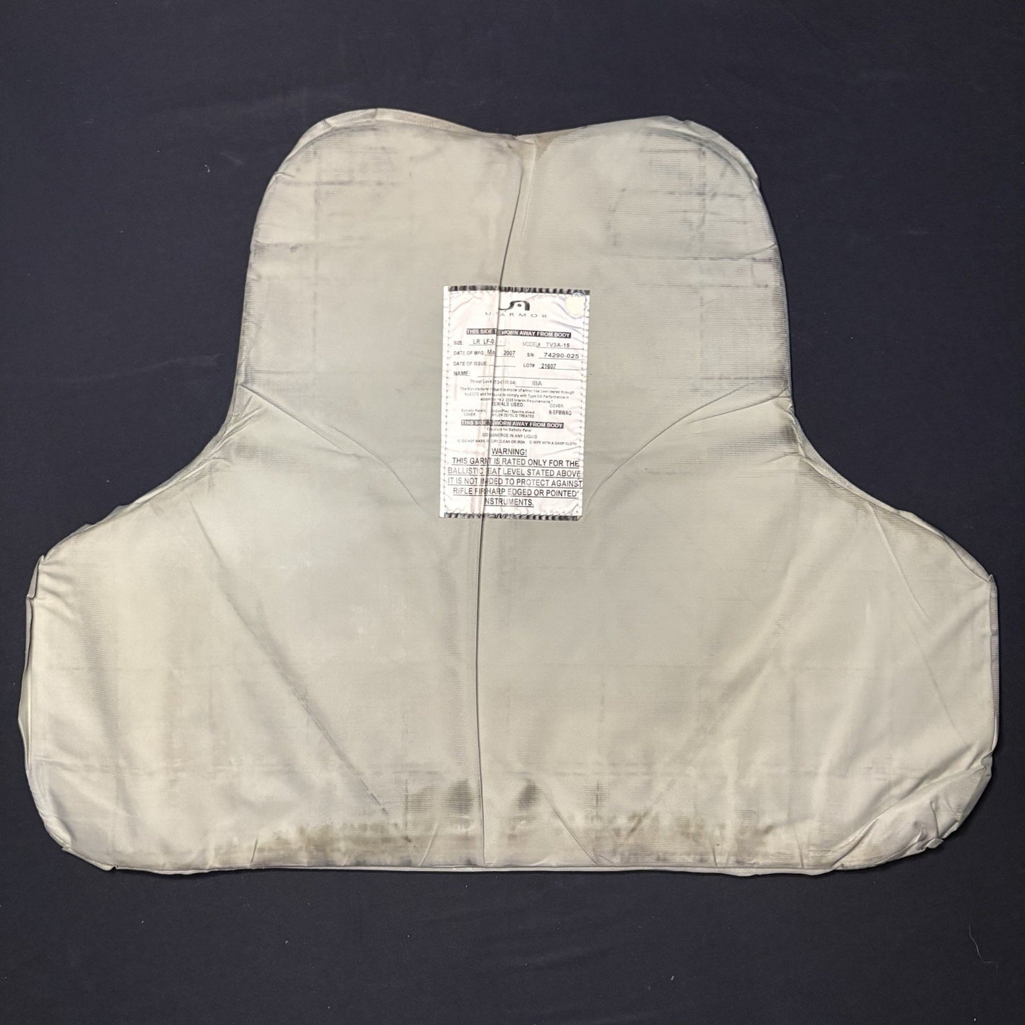 US Armor IIIA (3A) Bullet Proof Vest (Size Medium) With Ballistic Trauma Plate10