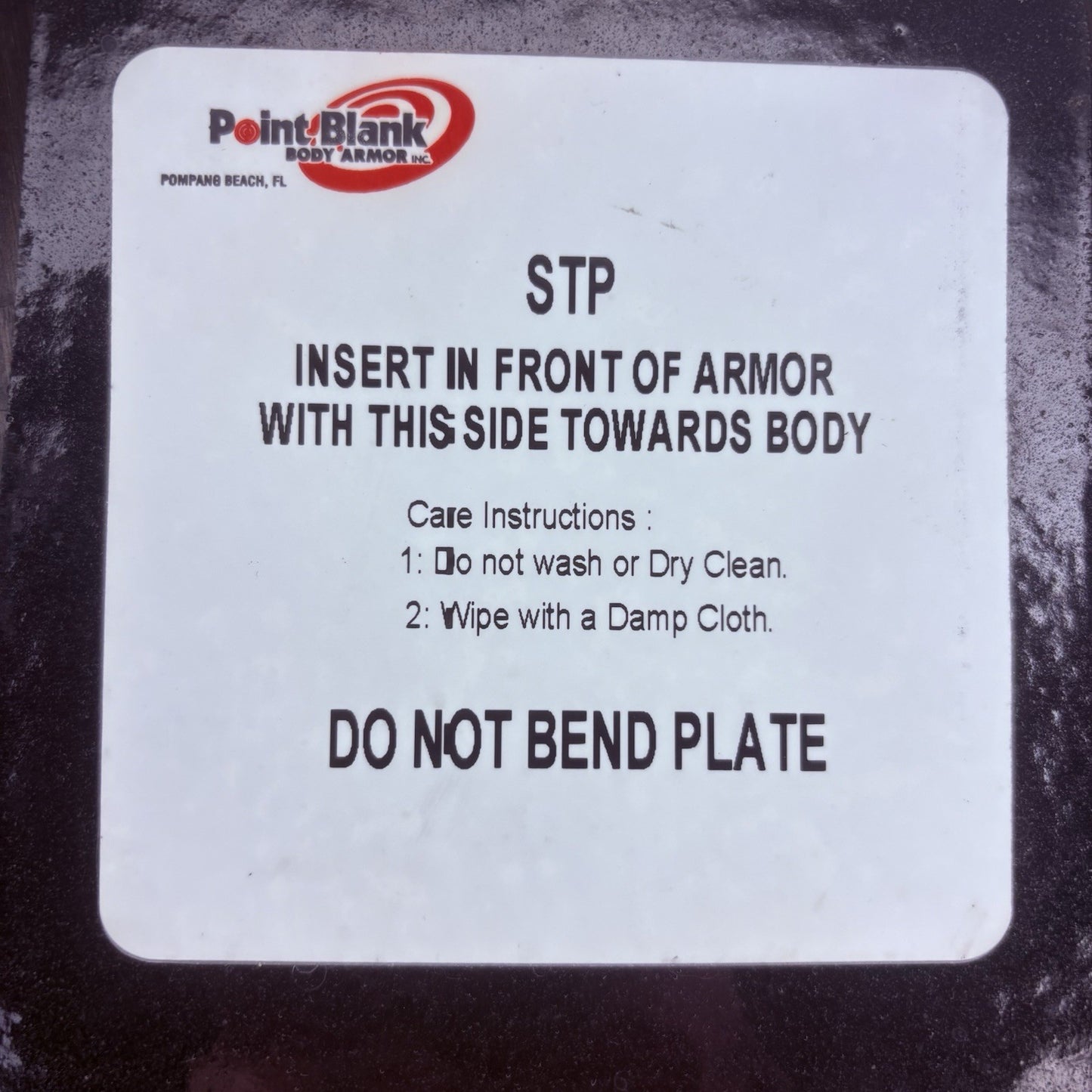 PB Special Threat Plate STP Speed Trauma Plate 5" X 7.5" Lightweight2